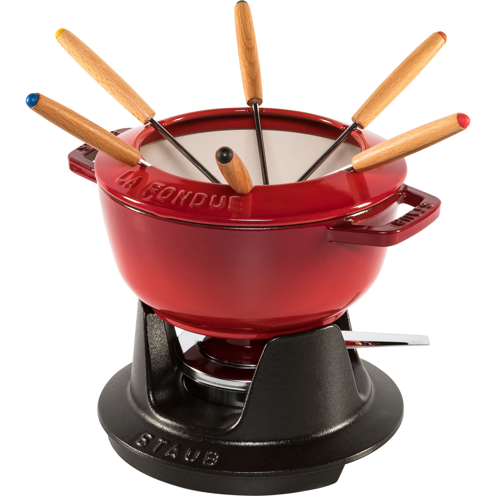 Staub La Fondue 18cm Cherry Red, Cast Iron