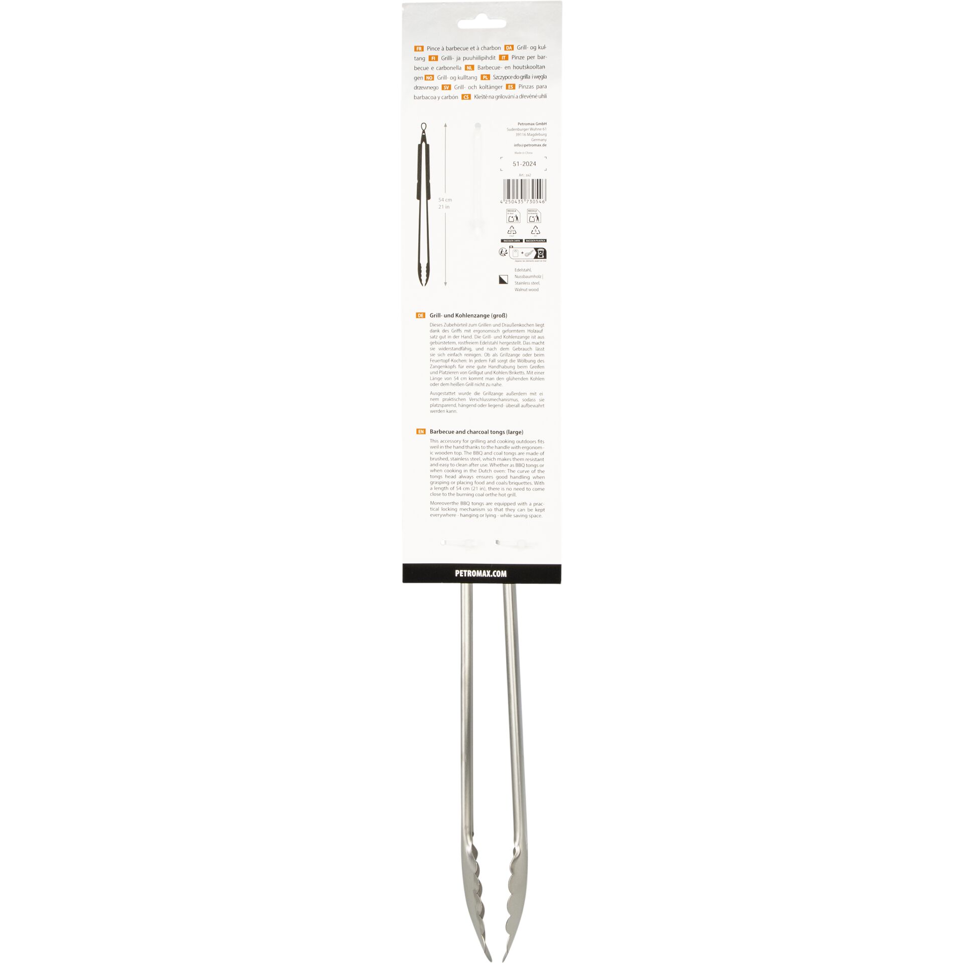 Petromax Grill and Coal Tongs 54 cm