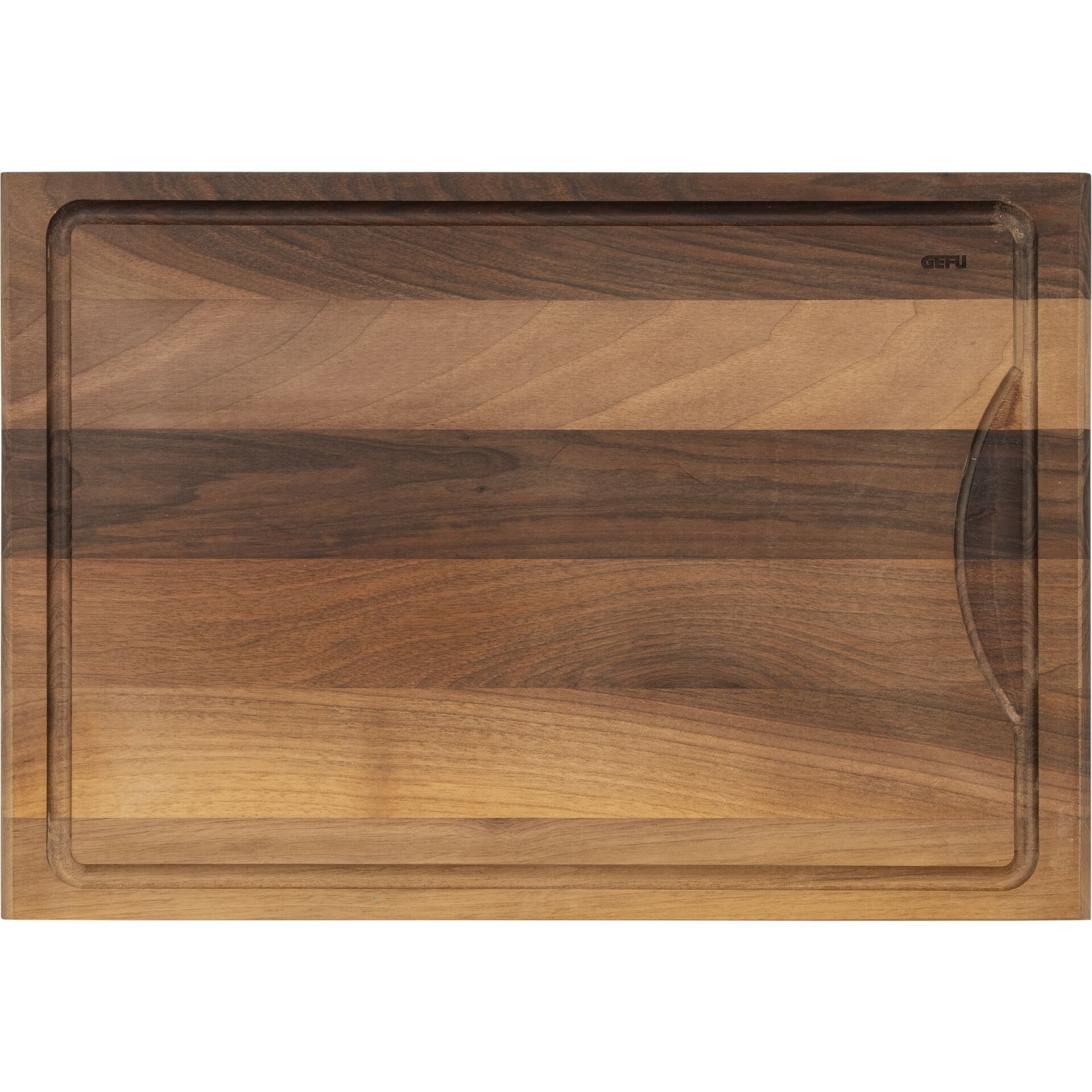 Gefu ENNO Cutting Board large with juice groove, walnut wood