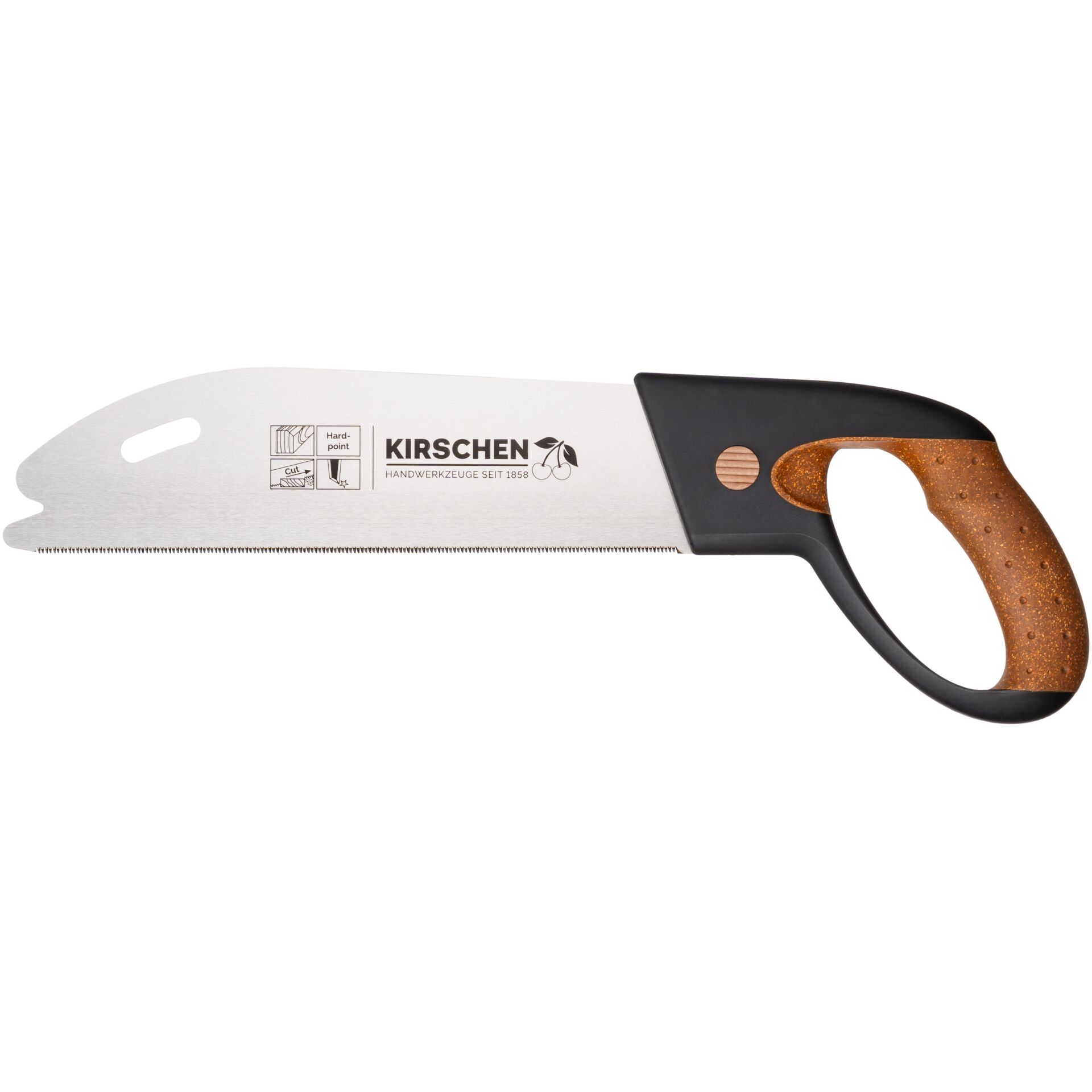 Kirschen Fine-cut saw with cork handle, 270 mm