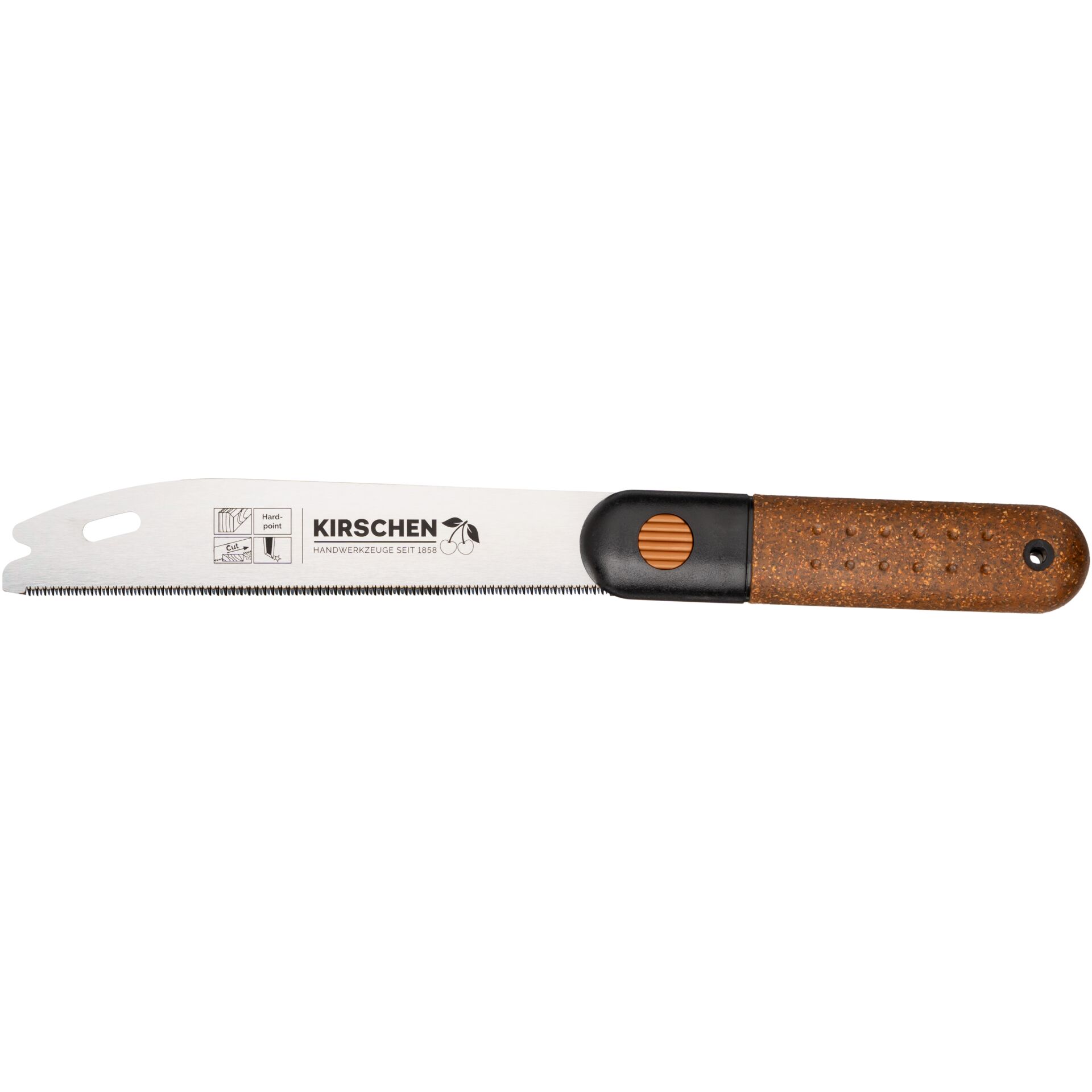 Kirschen Mini-fine-cut saw with cork handle 185 mm
