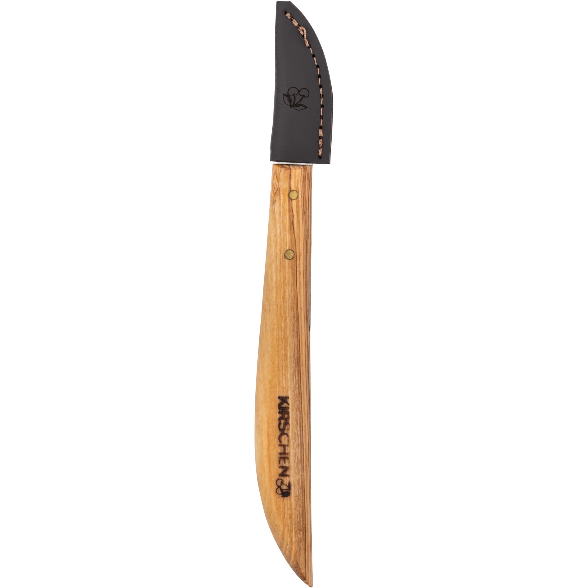 Kirschen Notched carving knife with olive wood booklet