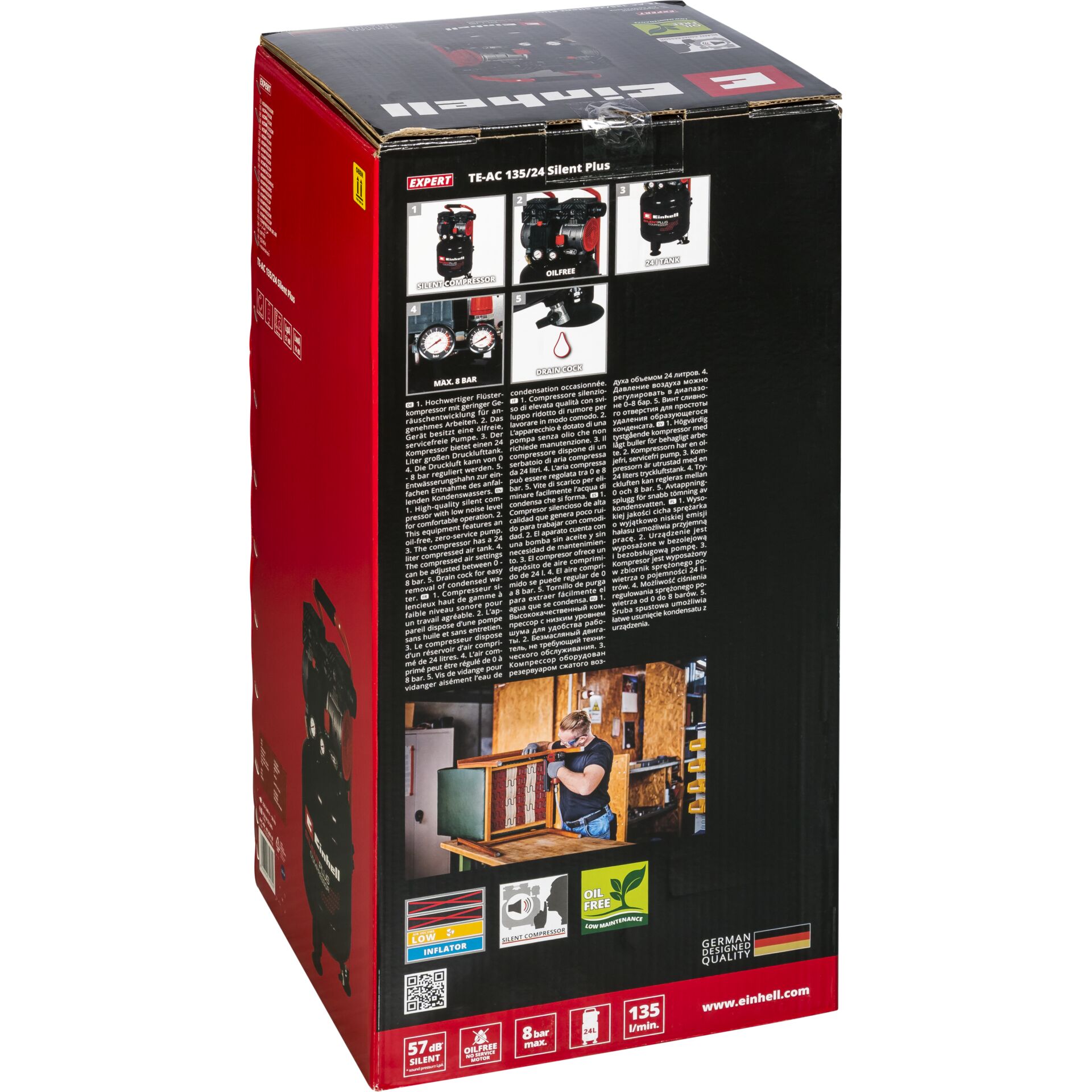 Einhell TE-AC 24 Silent Air Compressor