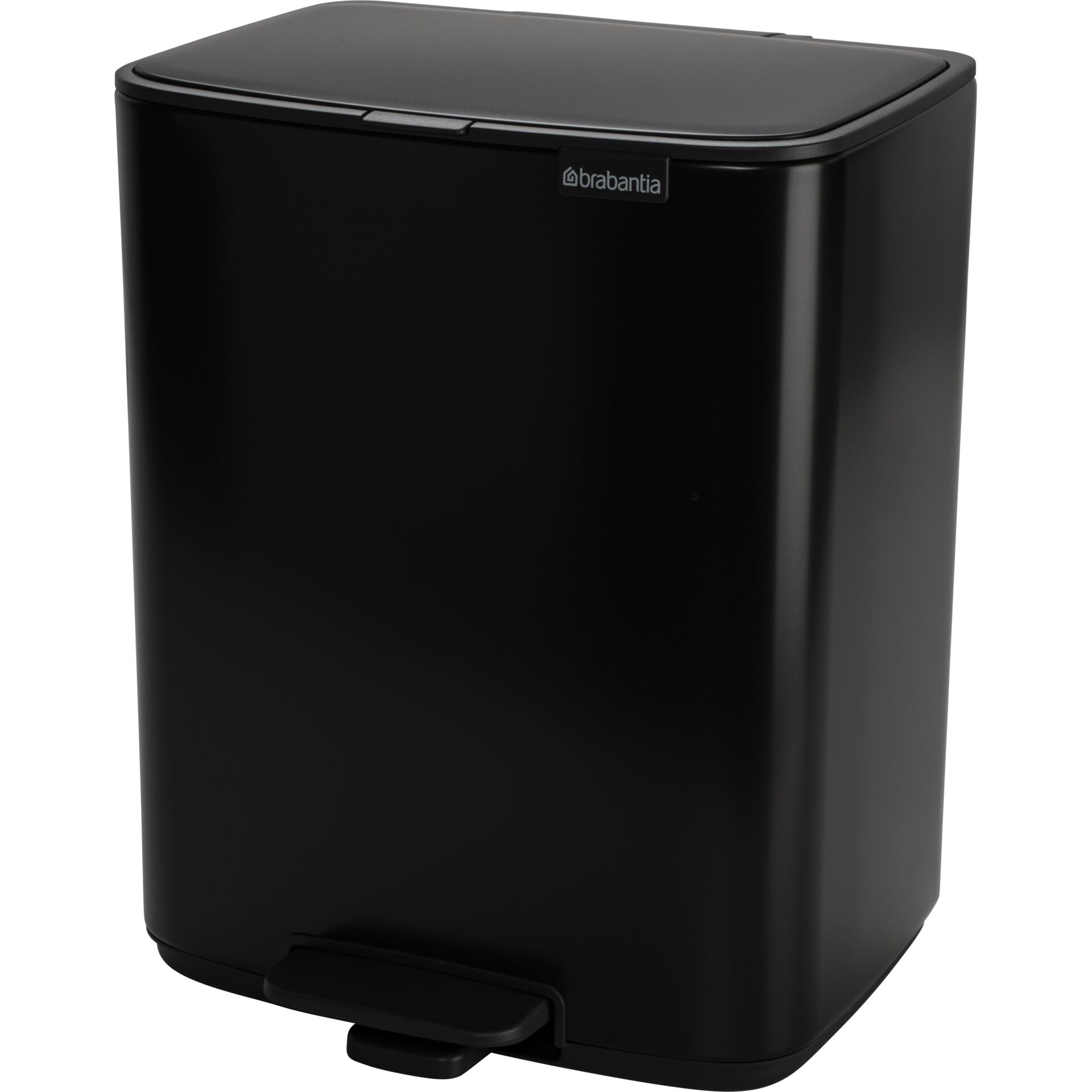 Brabantia Pedal Bin Bo 12 Liter Matt Black