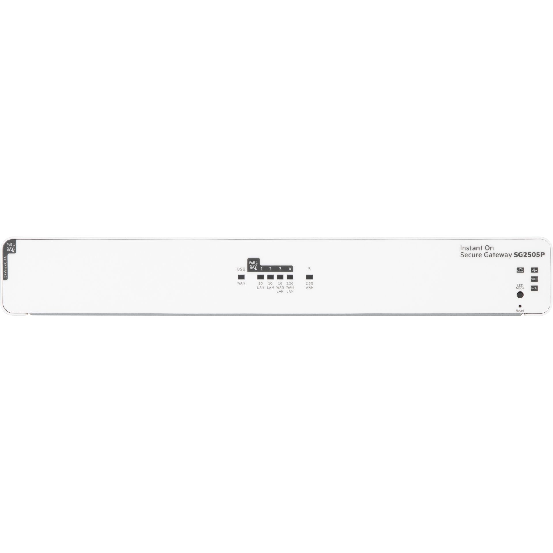 HPE Networking Instant On SGW 5-port PoE+ 64W SG2505P