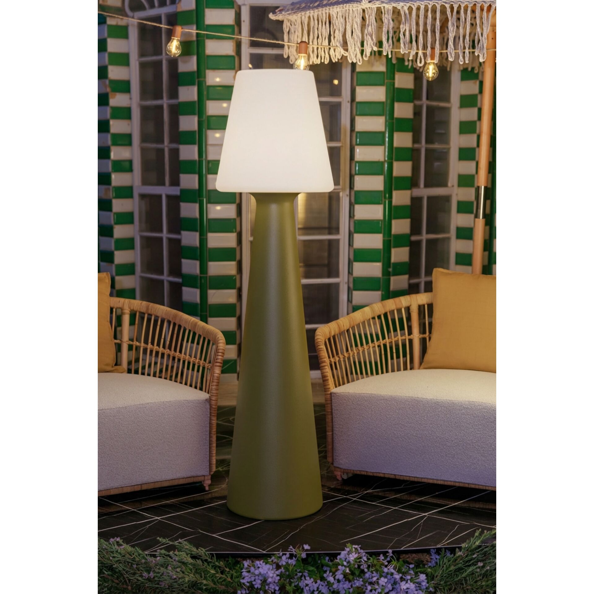New Garden Lola 165 POP Olive Stehleuchte Rechargeable battery