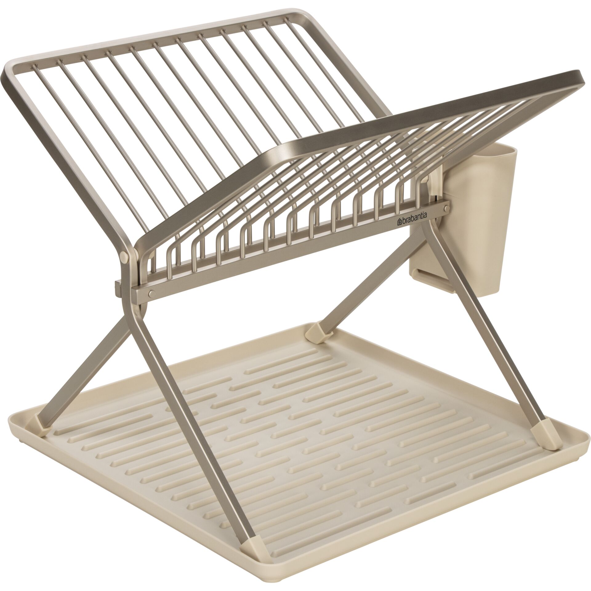 Brabantia Foldable Dish Drying Rack Soft Beige