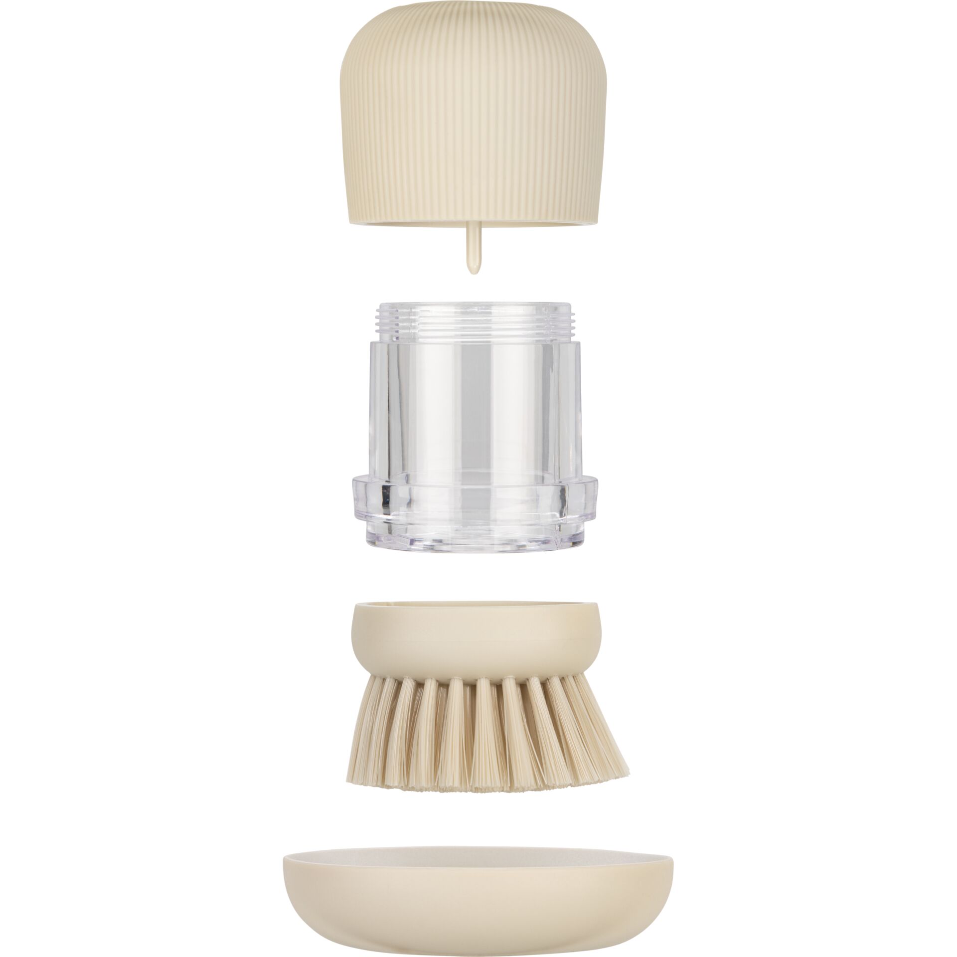Brabantia Soap Dispensing Dish Brush Soft Beige