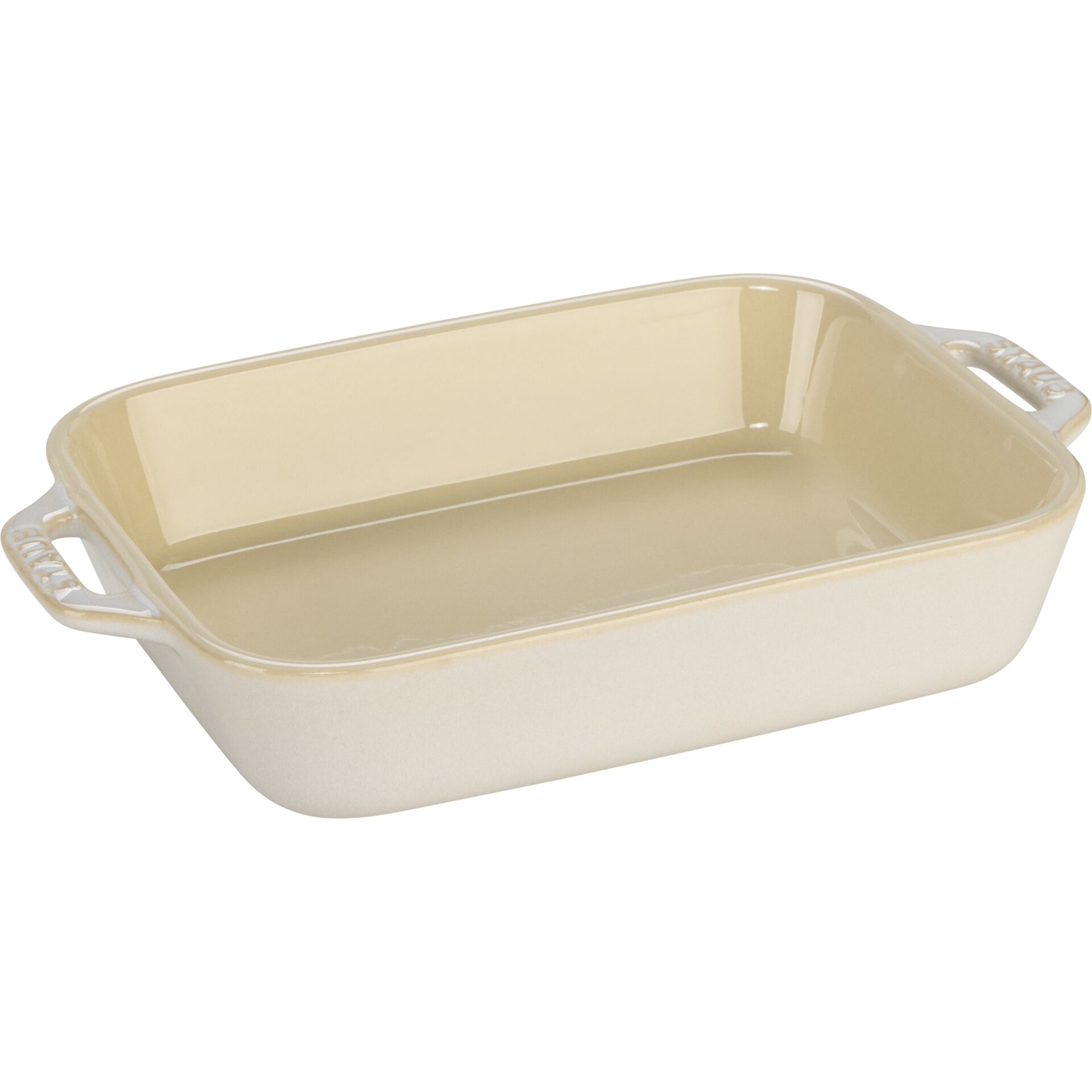Staub Ceramic 3-pc Rectangular Baking Dish Set, White