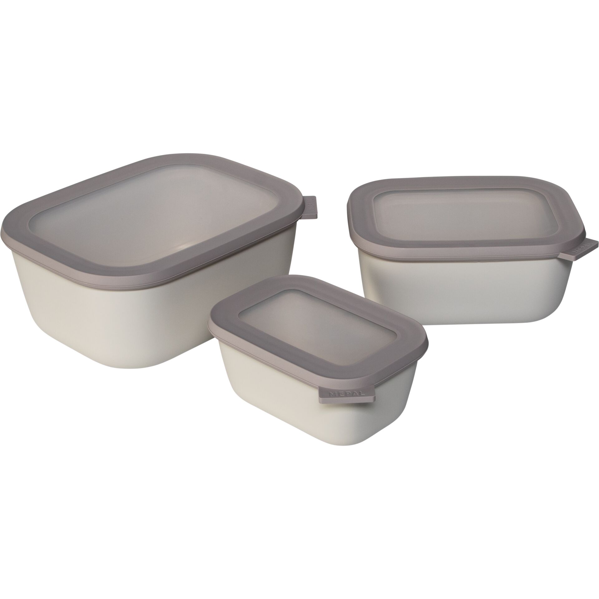 Mepal Cirqula Multi-Bowl Set 3-pcs, nordic white