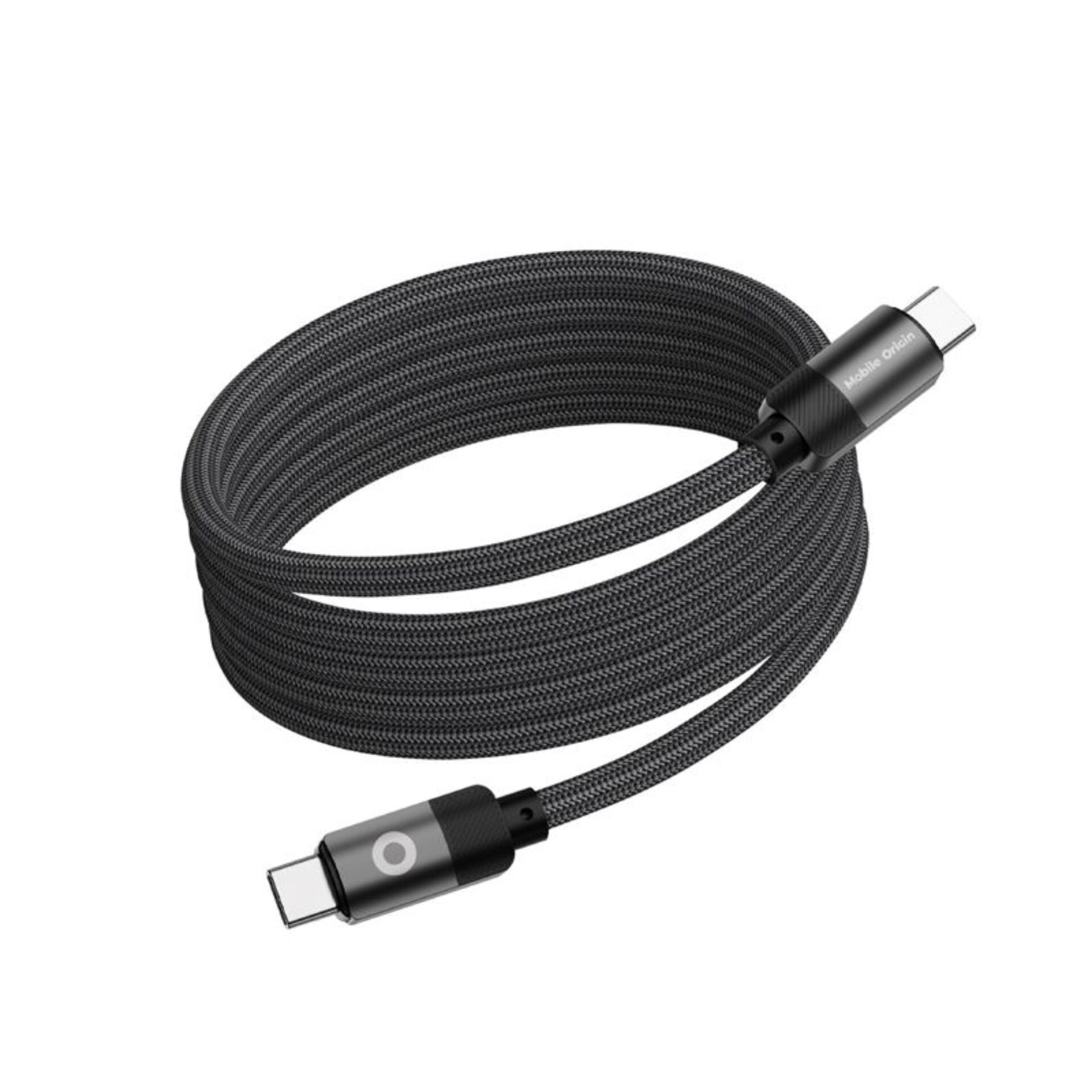 Mobile Origin Magnetic Cable USB-C to USB-C black 1m