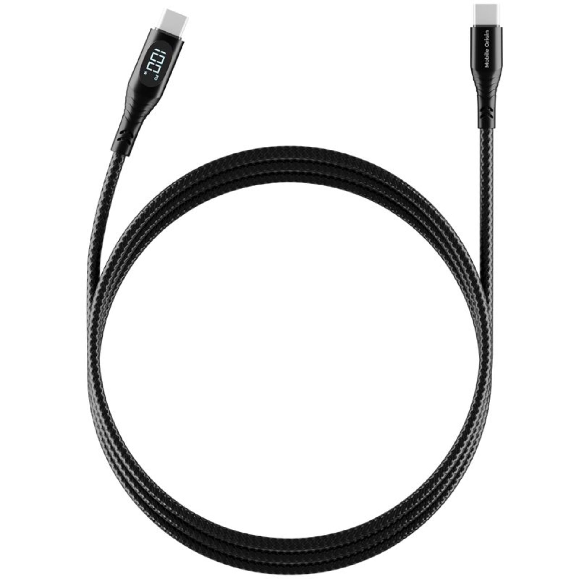 Mobile Origin 100W Display Cab USB-C to USB-C CB2 1.5m