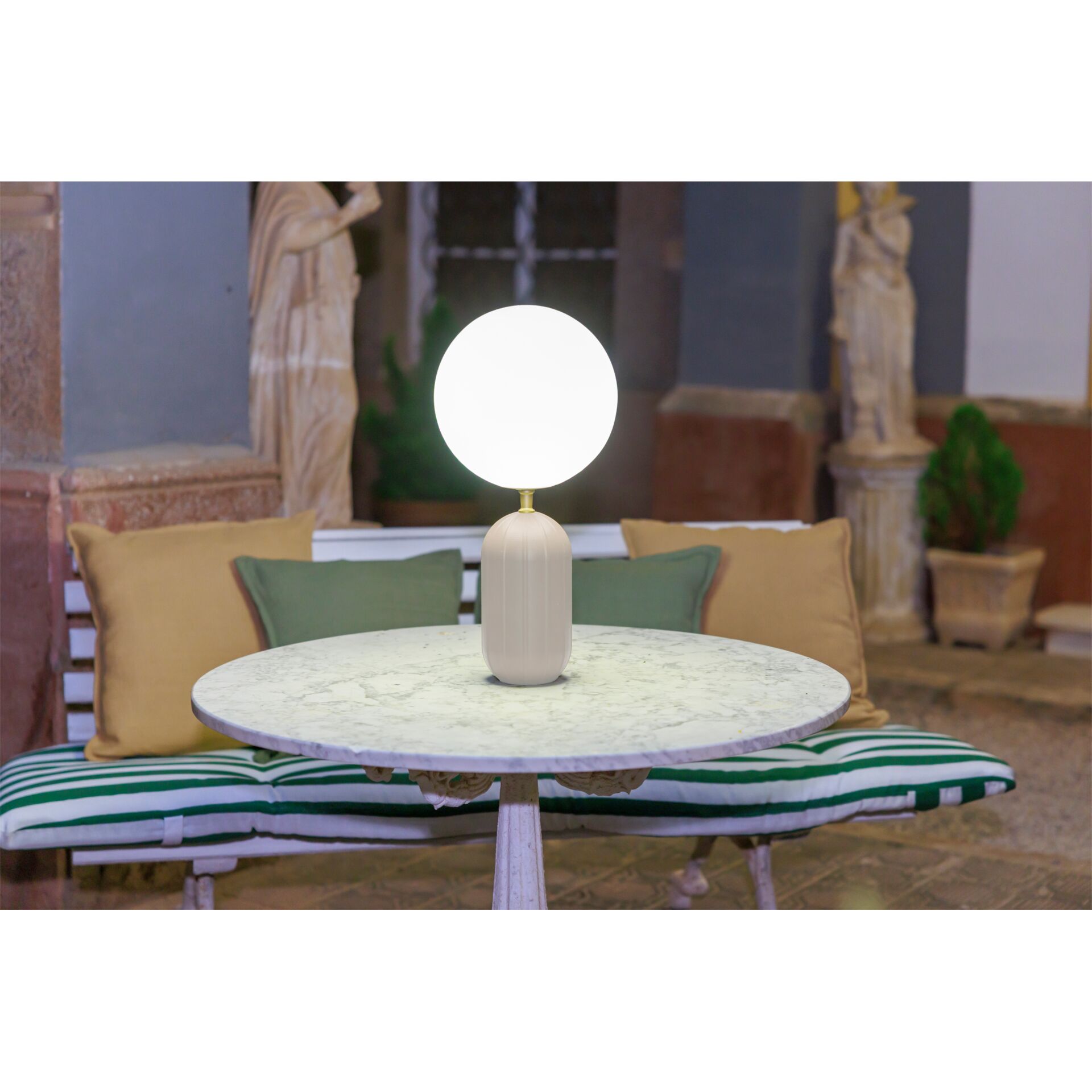 New Garden MONICA 50 beige Tischlampe