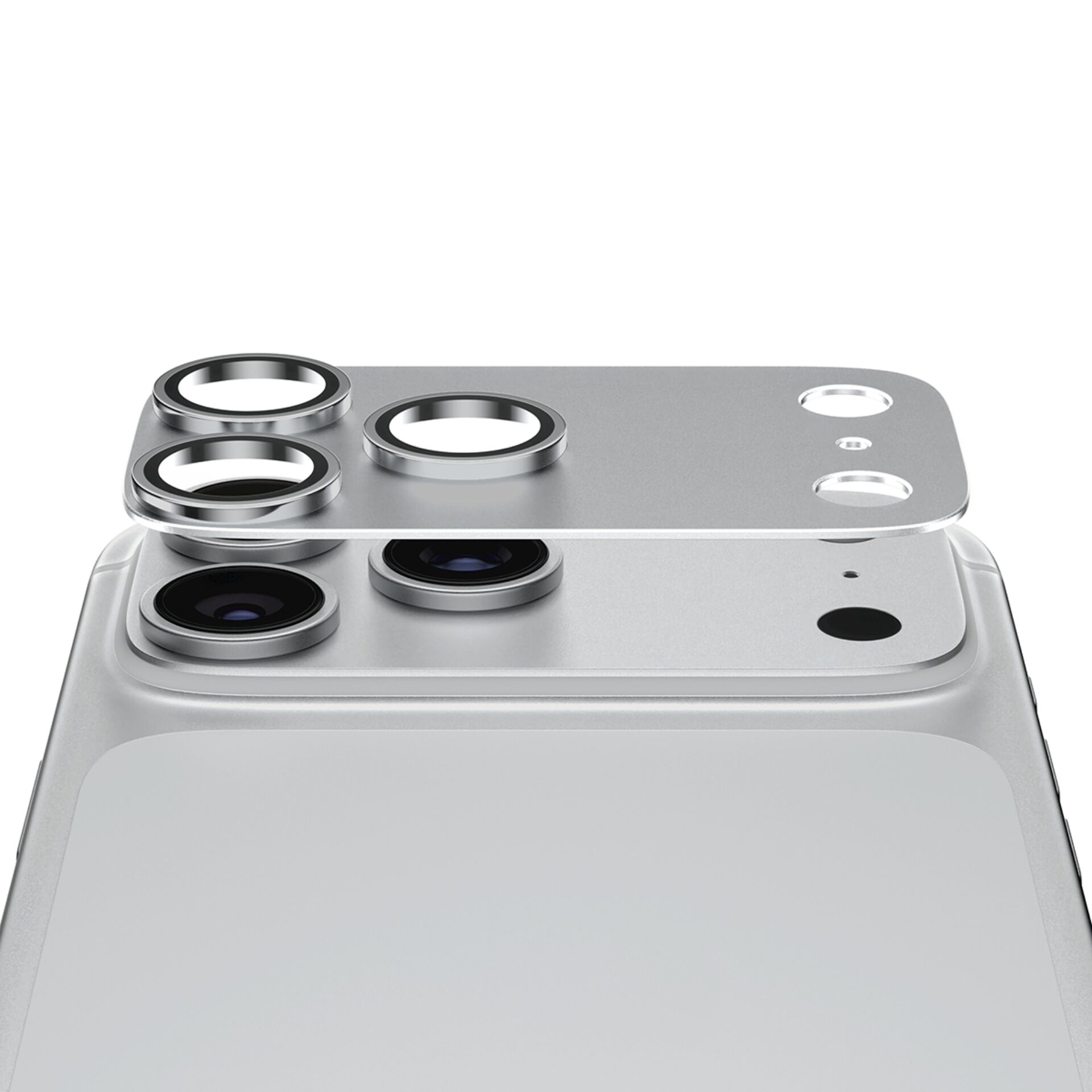 PanzerGlass Fender iP 18 Pro Silber Kameraschutz