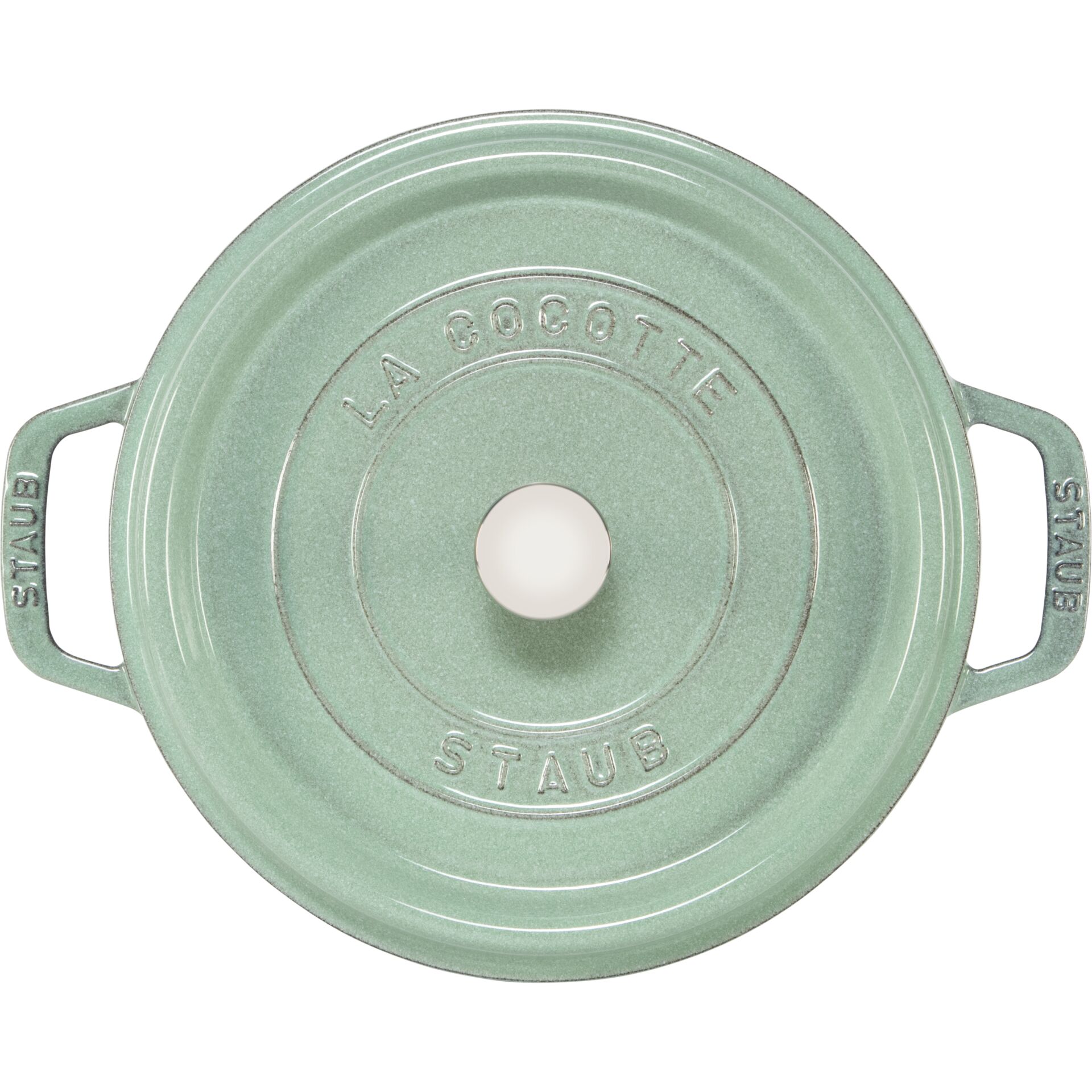 Staub La Cocotte 24cm round Sage Green, Cast Iron