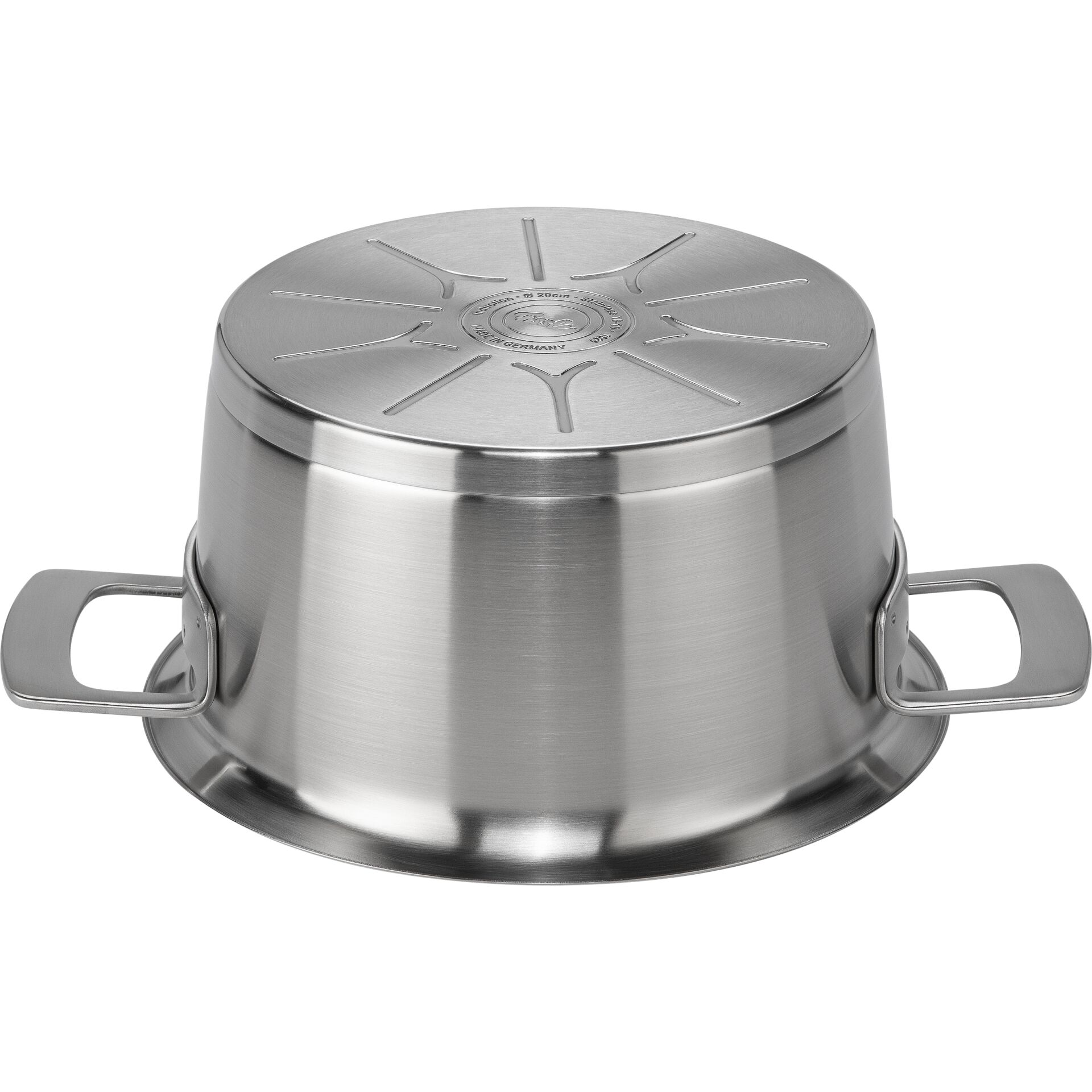 Fissler Phi Collection Stew Pot with Glass Lid 20cm, 3.2 L