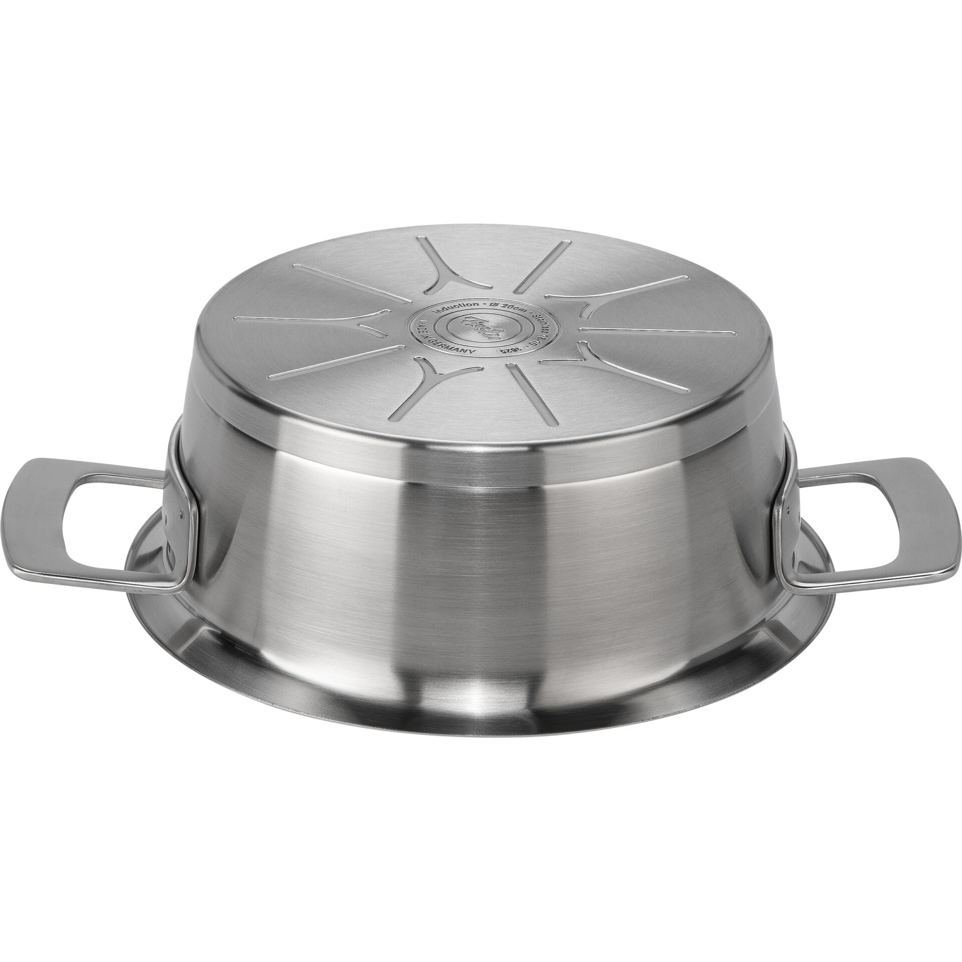 Fissler Phi Collection Casserole with Glass Lid 20 cm, 2.3 L
