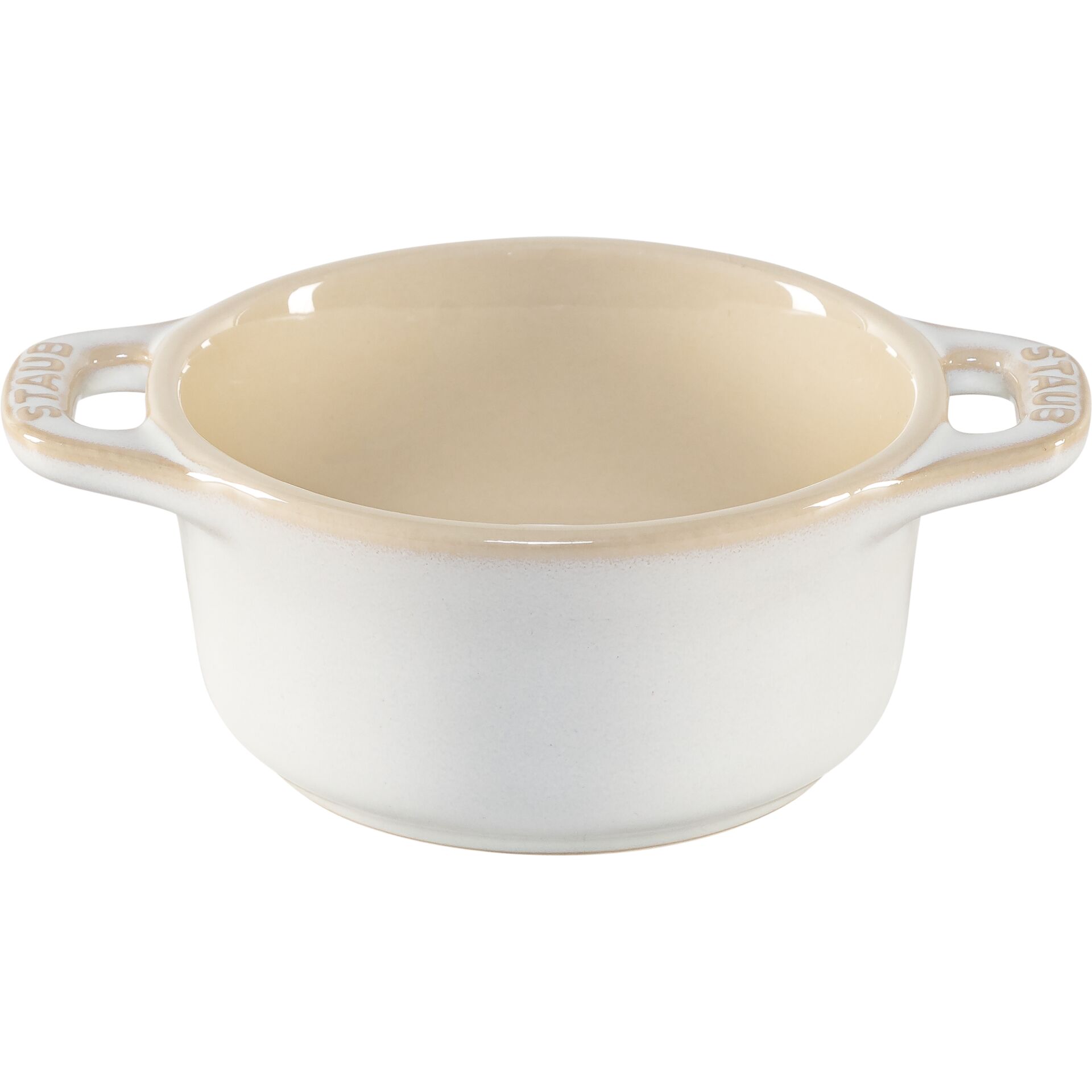 Staub Mini Cocotte Set 4-Piece Round, Ceramic, Ivory