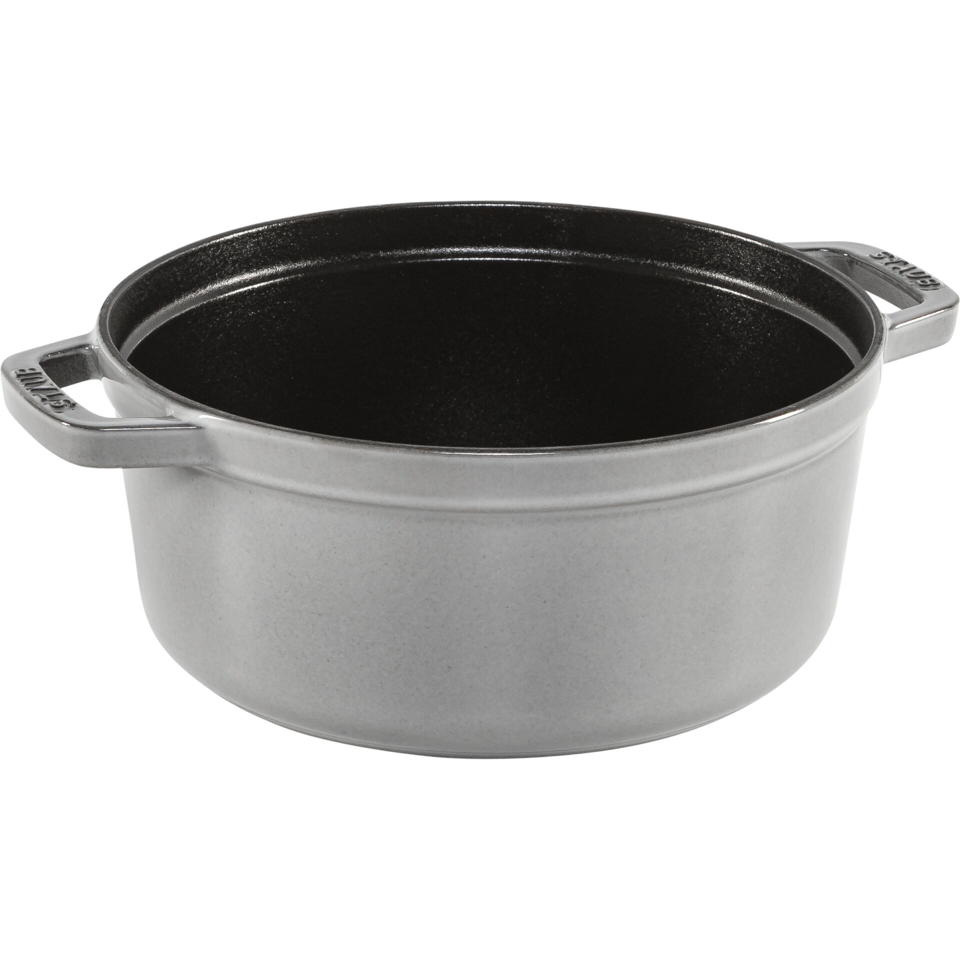 Staub La Cocotte 24cm round, with Steamer Insert, Graphite
