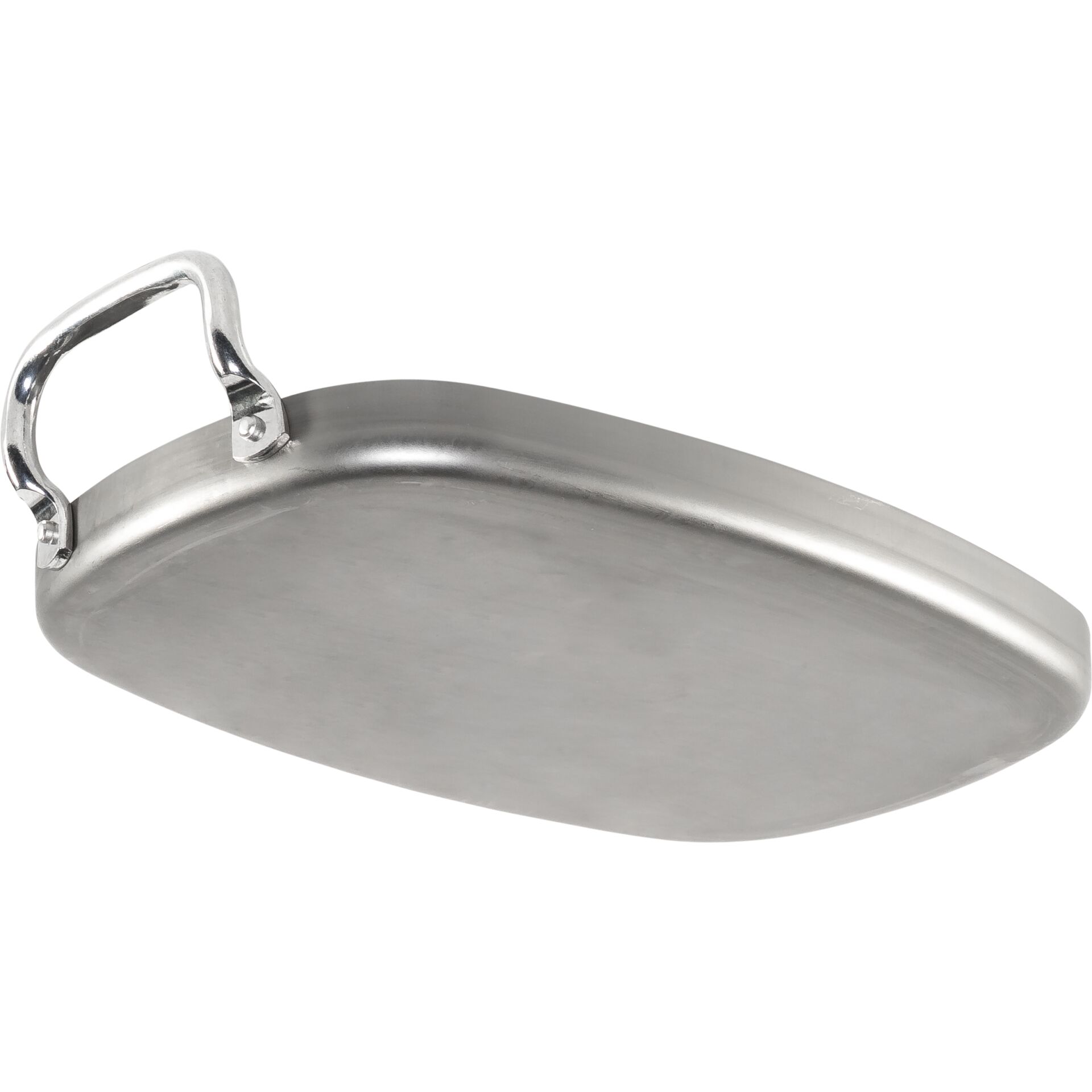 De Buyer Mineral B Rectangular Plancha Grill, 38x26 cm