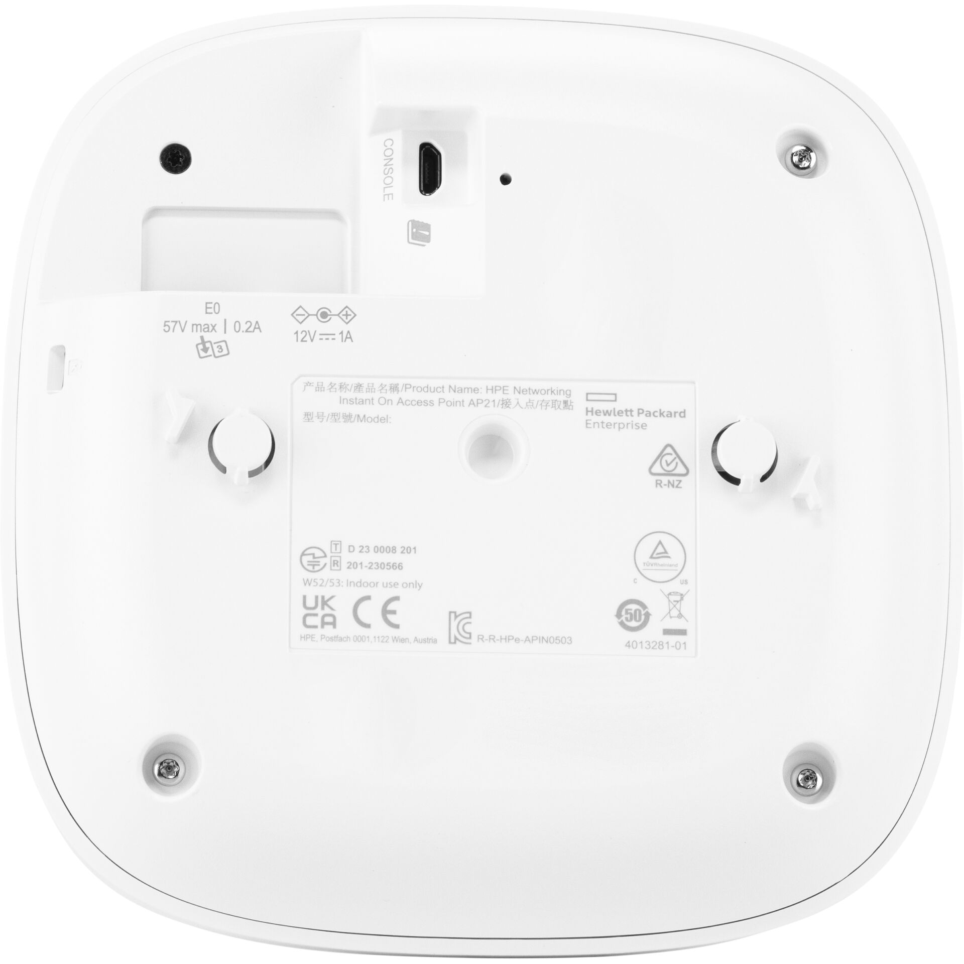 HPE Networking Instant On AP21 Wi-Fi 6 APBundle w. RW PSU