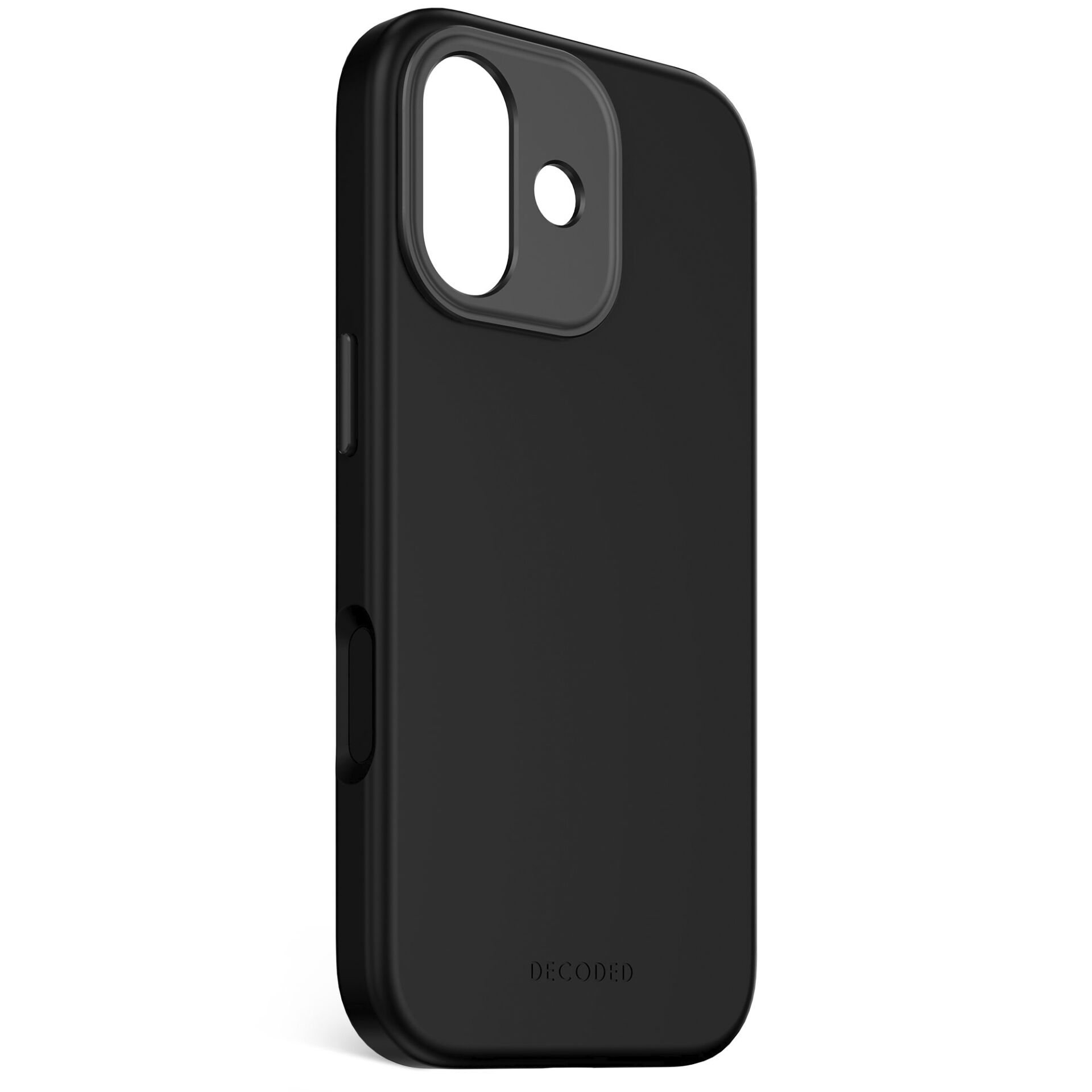 Decoded AntiMicrobial Silicone Backcover iPhone 17 Phantom Blk