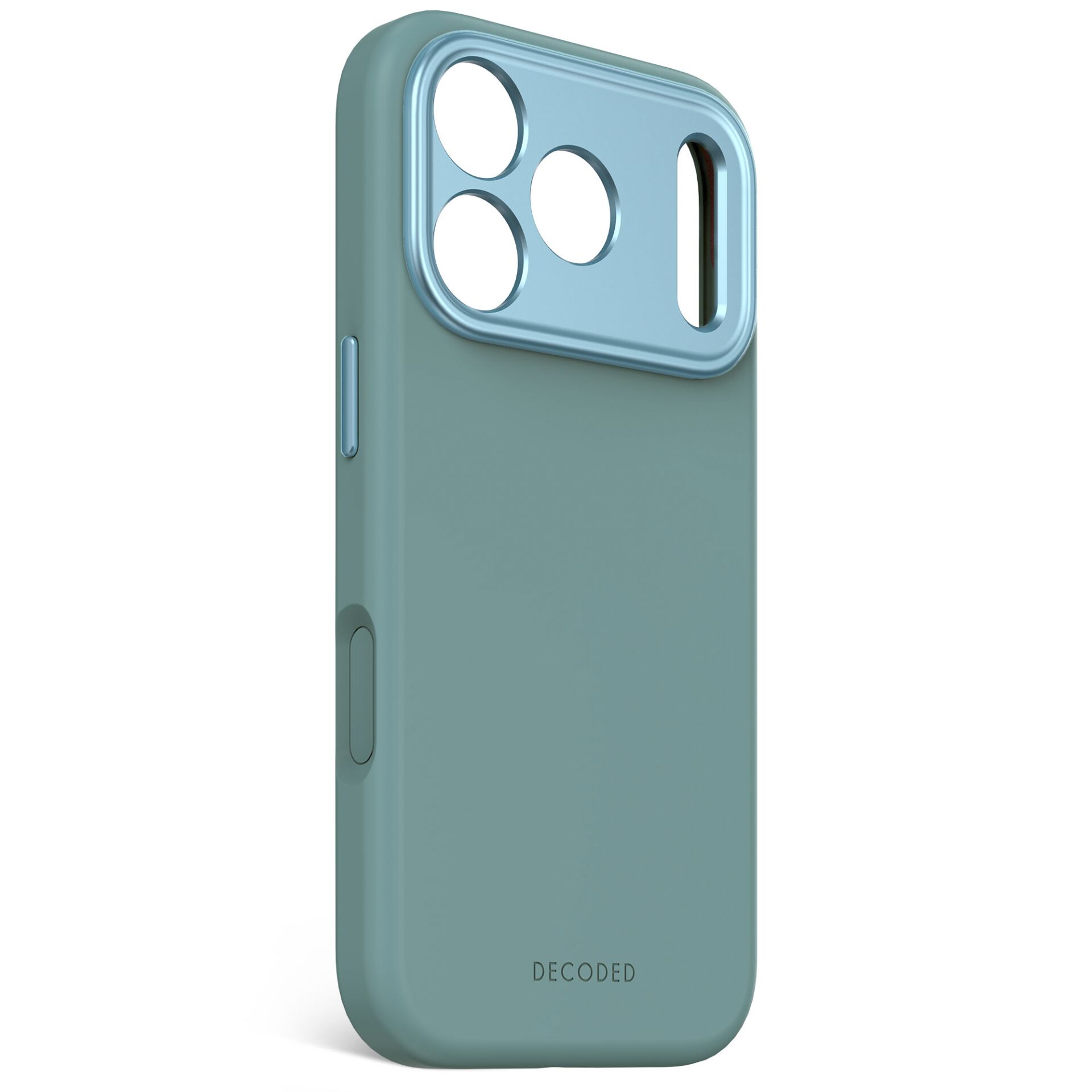 Decoded AntiMicrobial Silicone Backcover iP 17 Pro Retro Blue