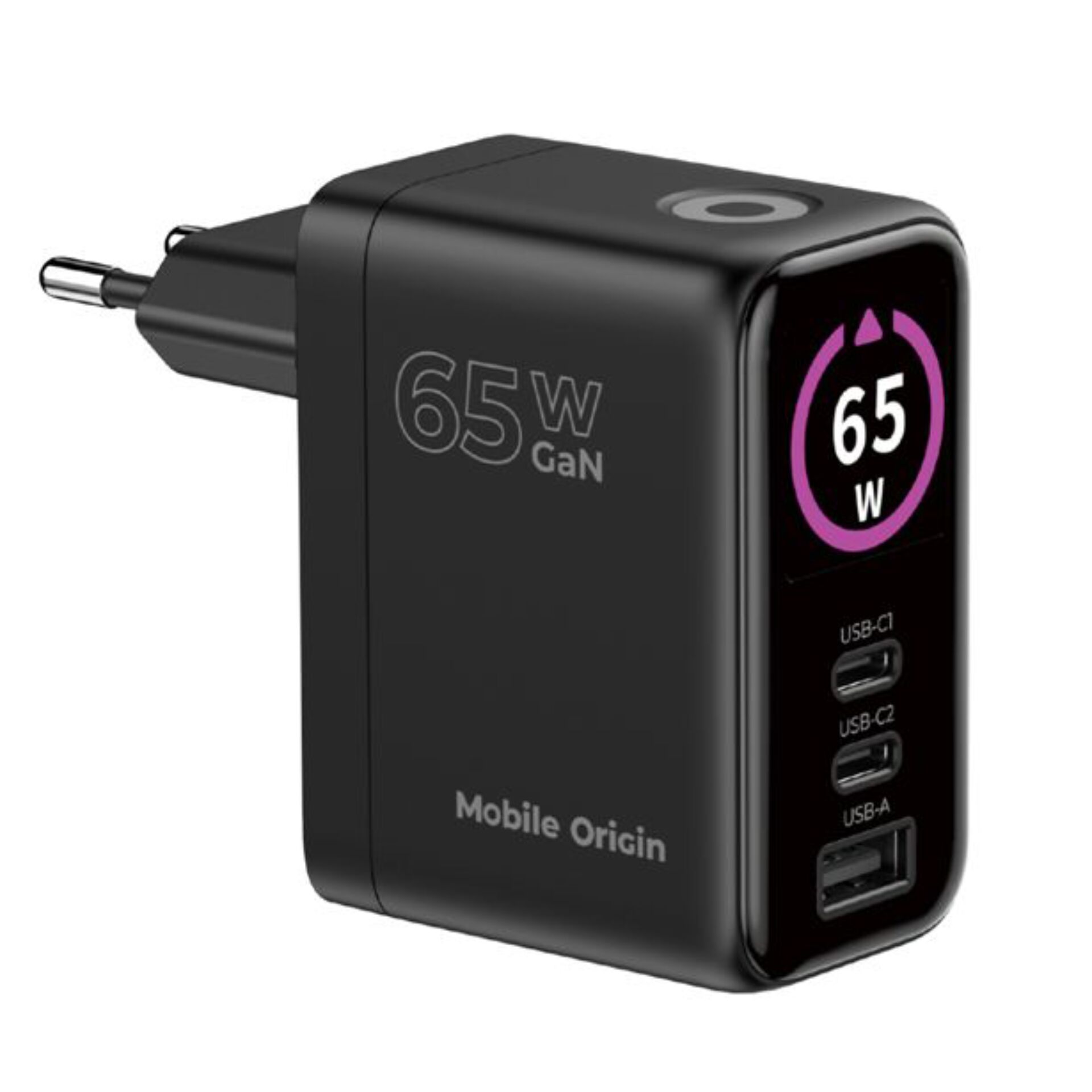 Mobile Origin 65W GaN Charger PW20 2x USB-C + USB-A