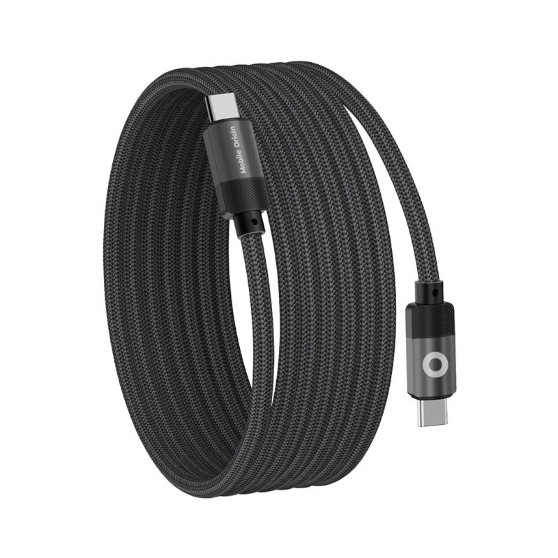 Mobile Origin Magnetic Cable USB-C to USB-C black 1m