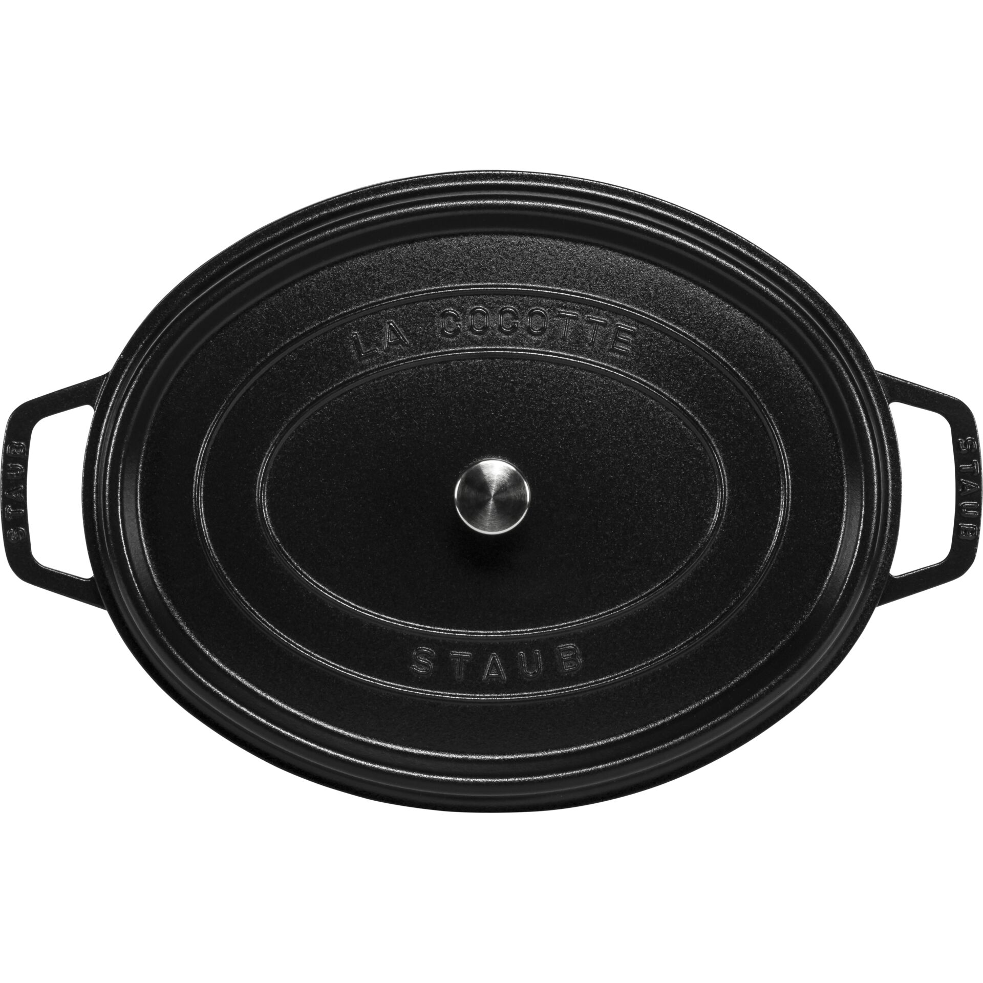 Staub La Cocotte 41cm oval, Black, Cast Iron
