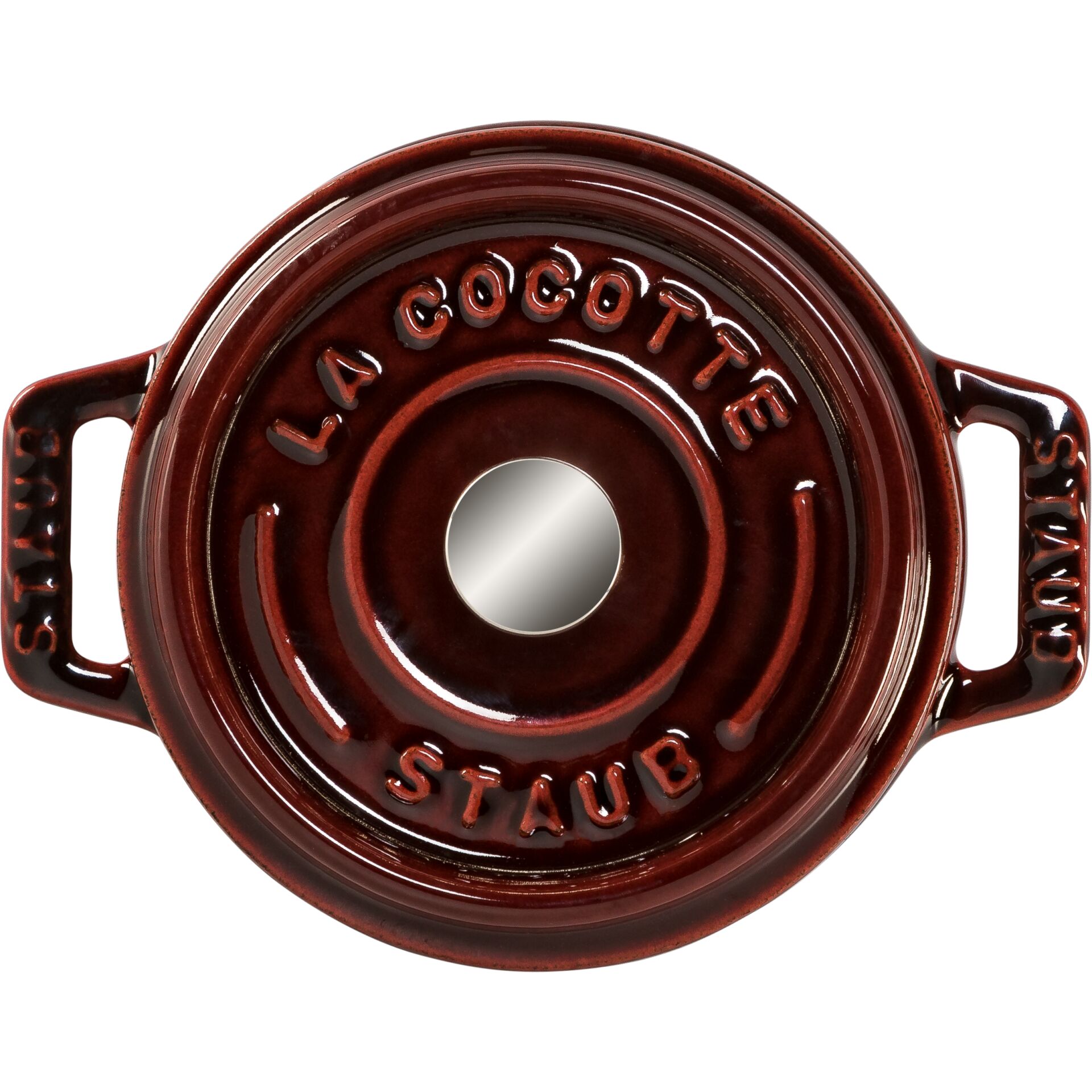 Staub Mini Cocotte 10cm round, Grenadine, Cast Iron