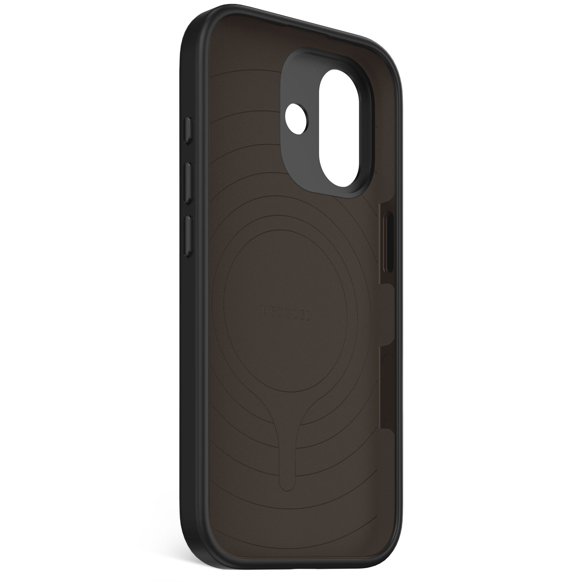 Decoded AntiMicrobial Silicone Backcover iPhone 17 Phantom Blk