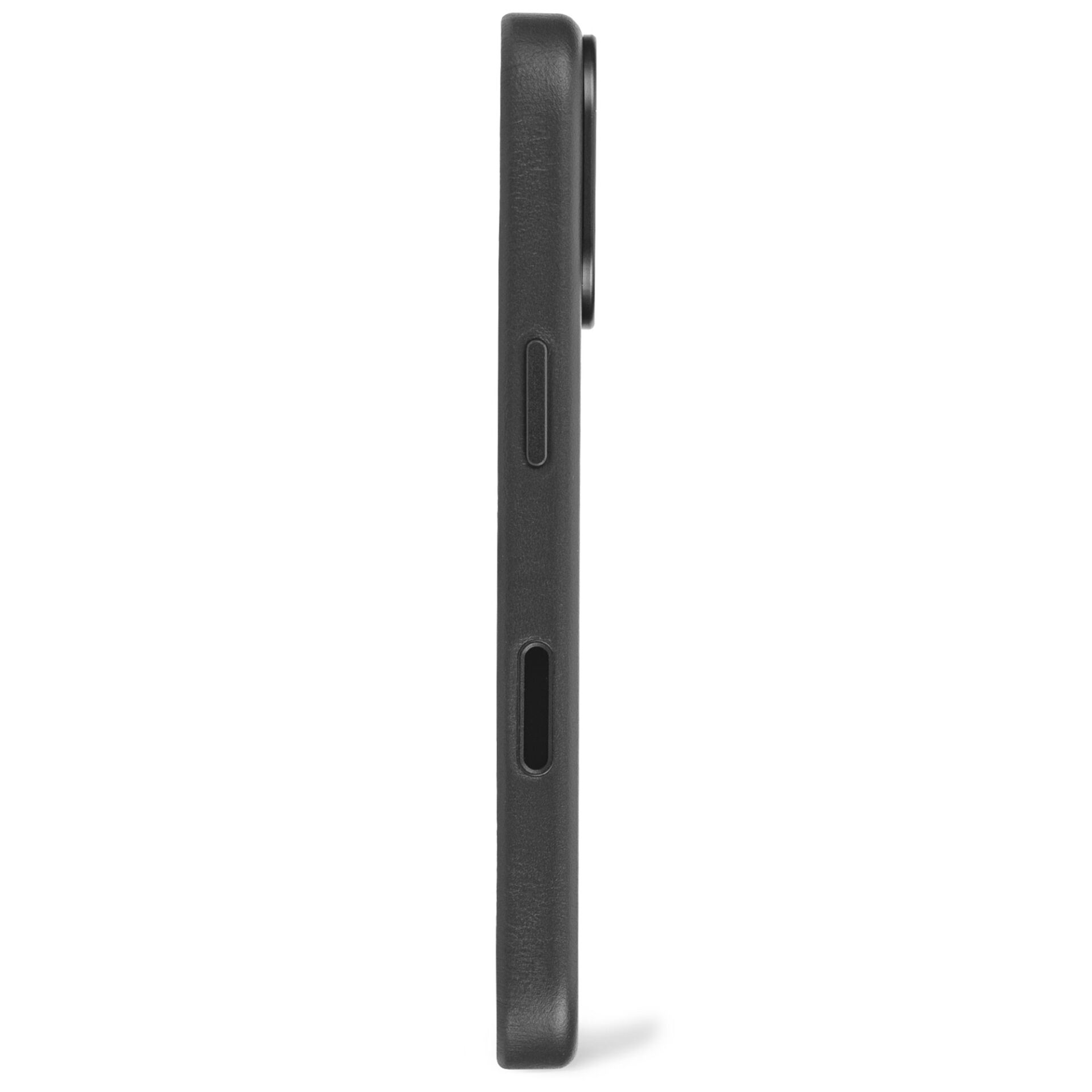 Decoded Leather Backcover iPhone 17 Black