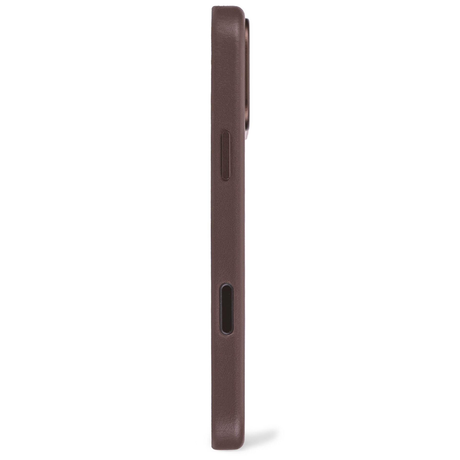 Decoded Leather Backcover iPhone 17 Pro Chocolate Brown
