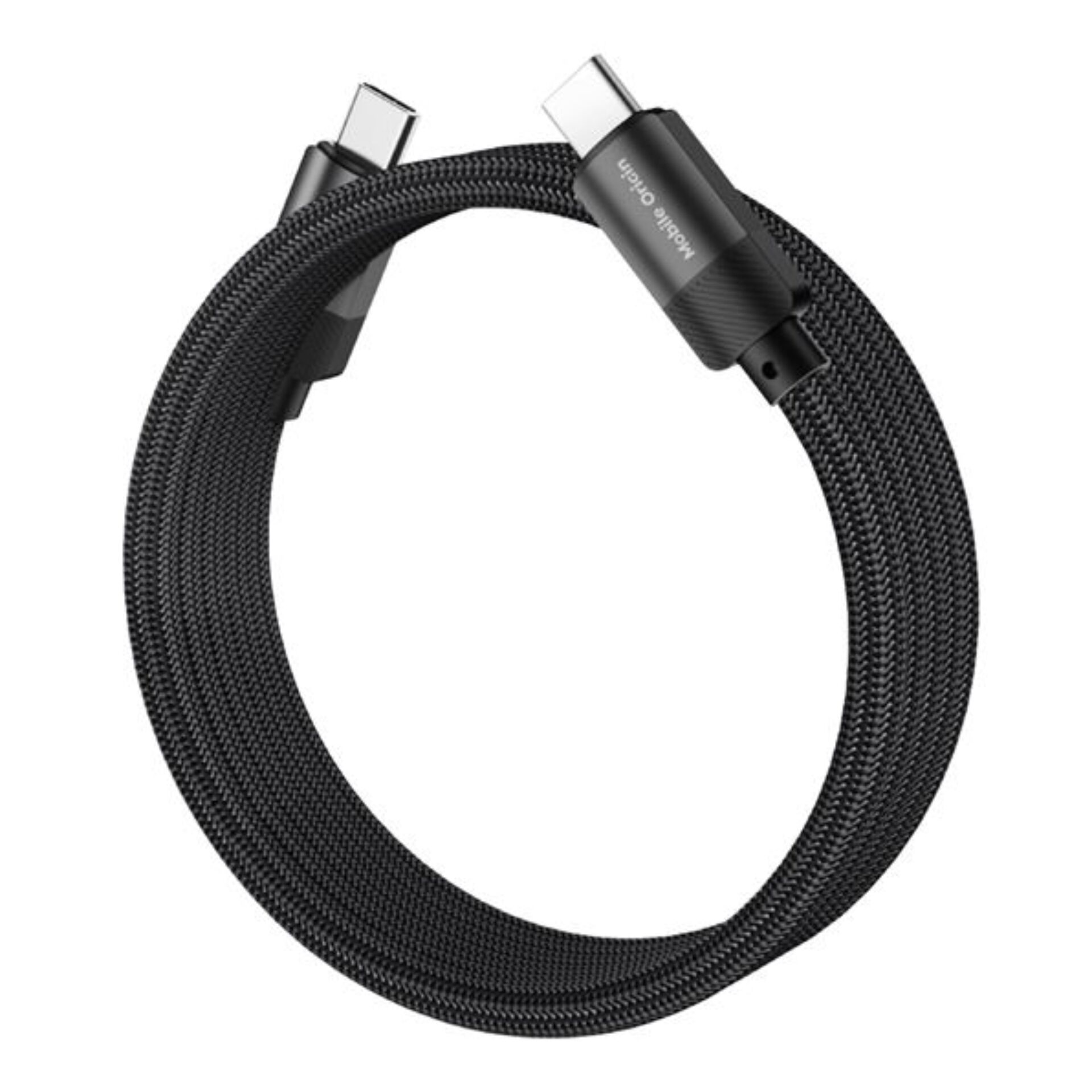 Mobile Origin Magnetic Cable USB-C to USB-C black 1m
