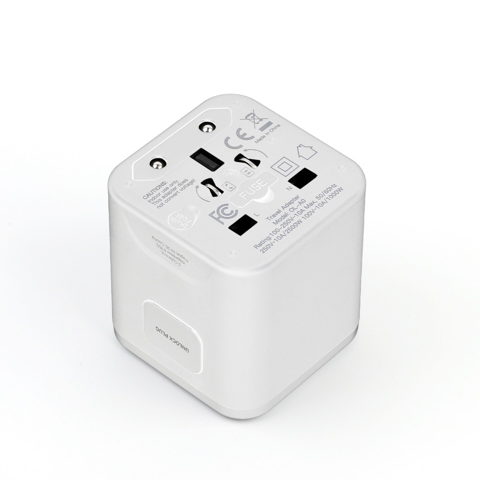 Mobile Origin Travel Adapter PW30 EU/UK/US/AUS, white