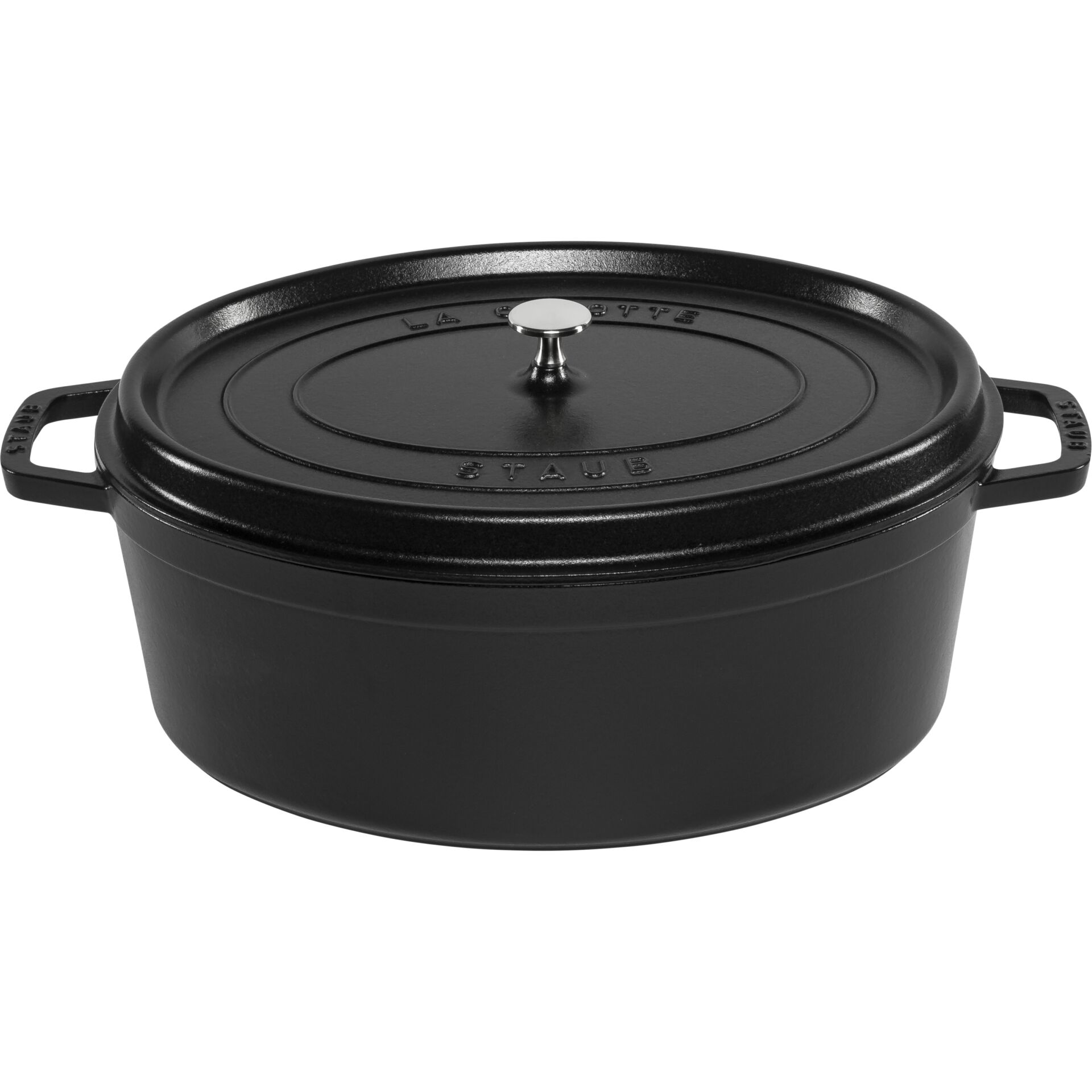 Staub La Cocotte 41cm oval, Black, Cast Iron