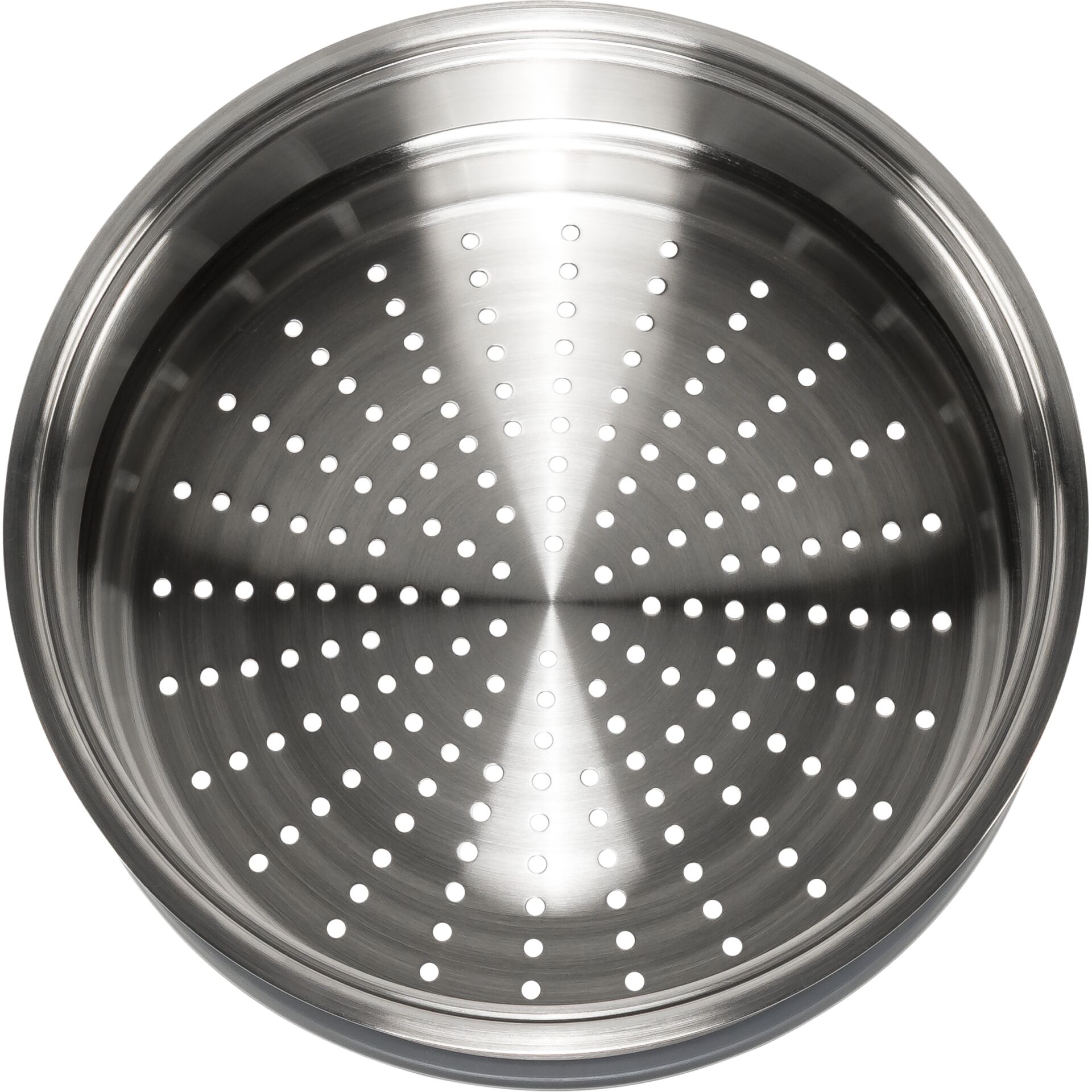 Staub La Cocotte 24cm round, with Steamer Insert, Graphite