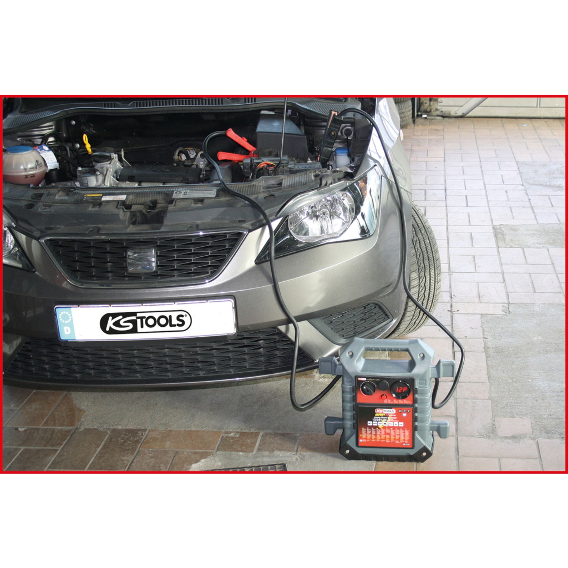 KS Tools 12V/24V Bat.-Booster mobiles Starthilfegerät 1400 A