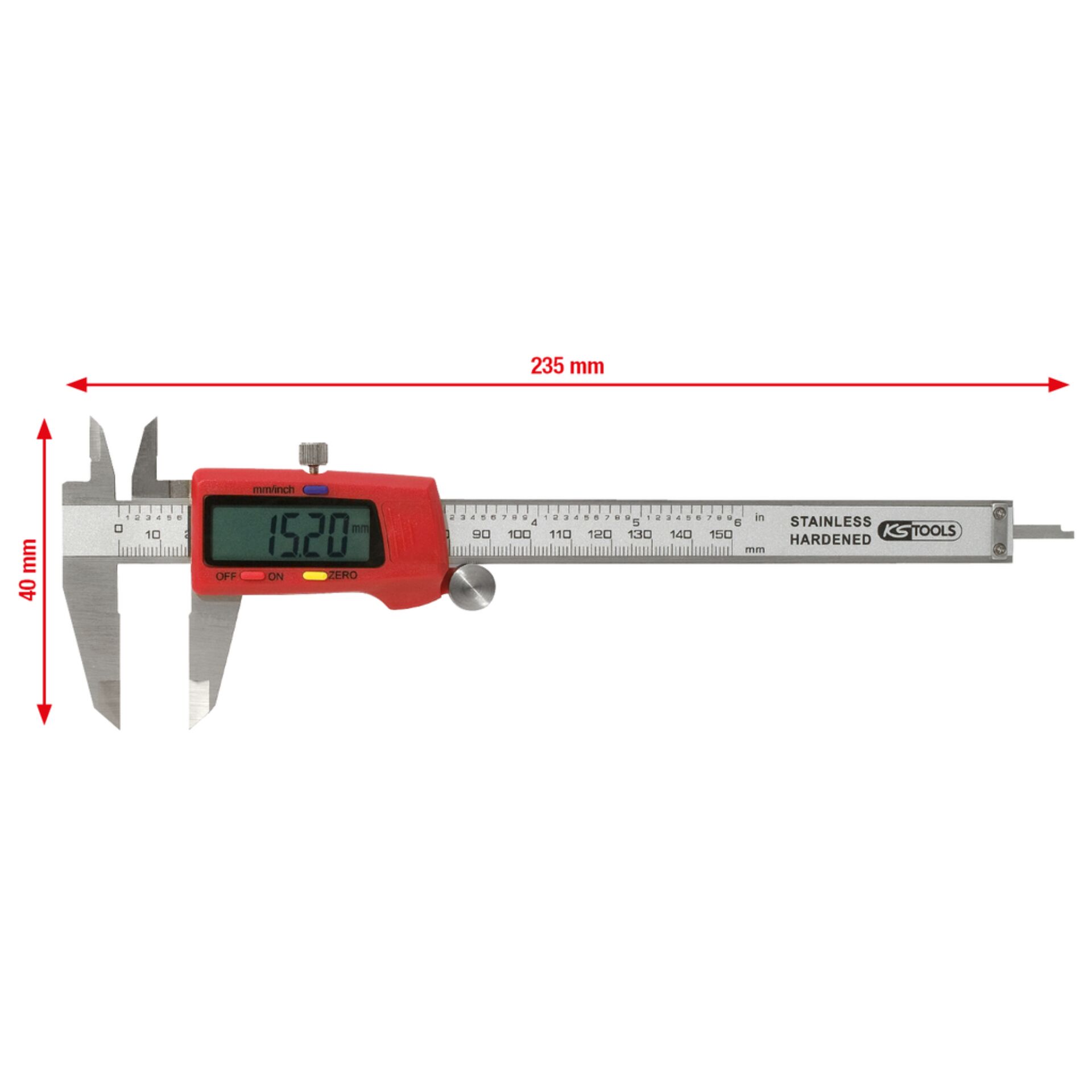 KS Tools Digitaler Messschieber