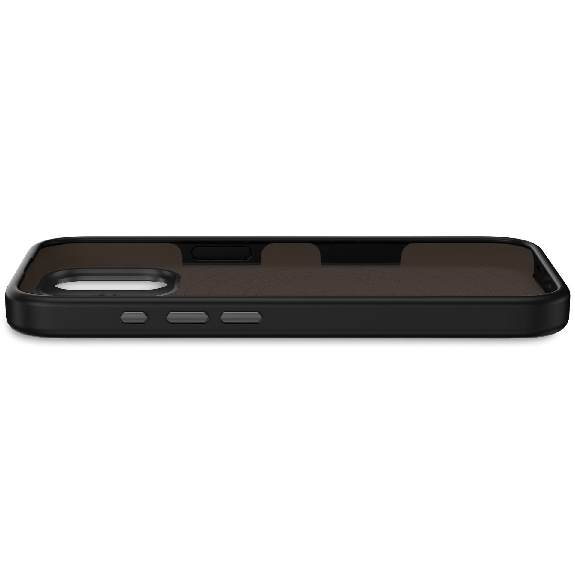 Decoded AntiMicrobial Silicone Backcover iPhone 17 Phantom Blk