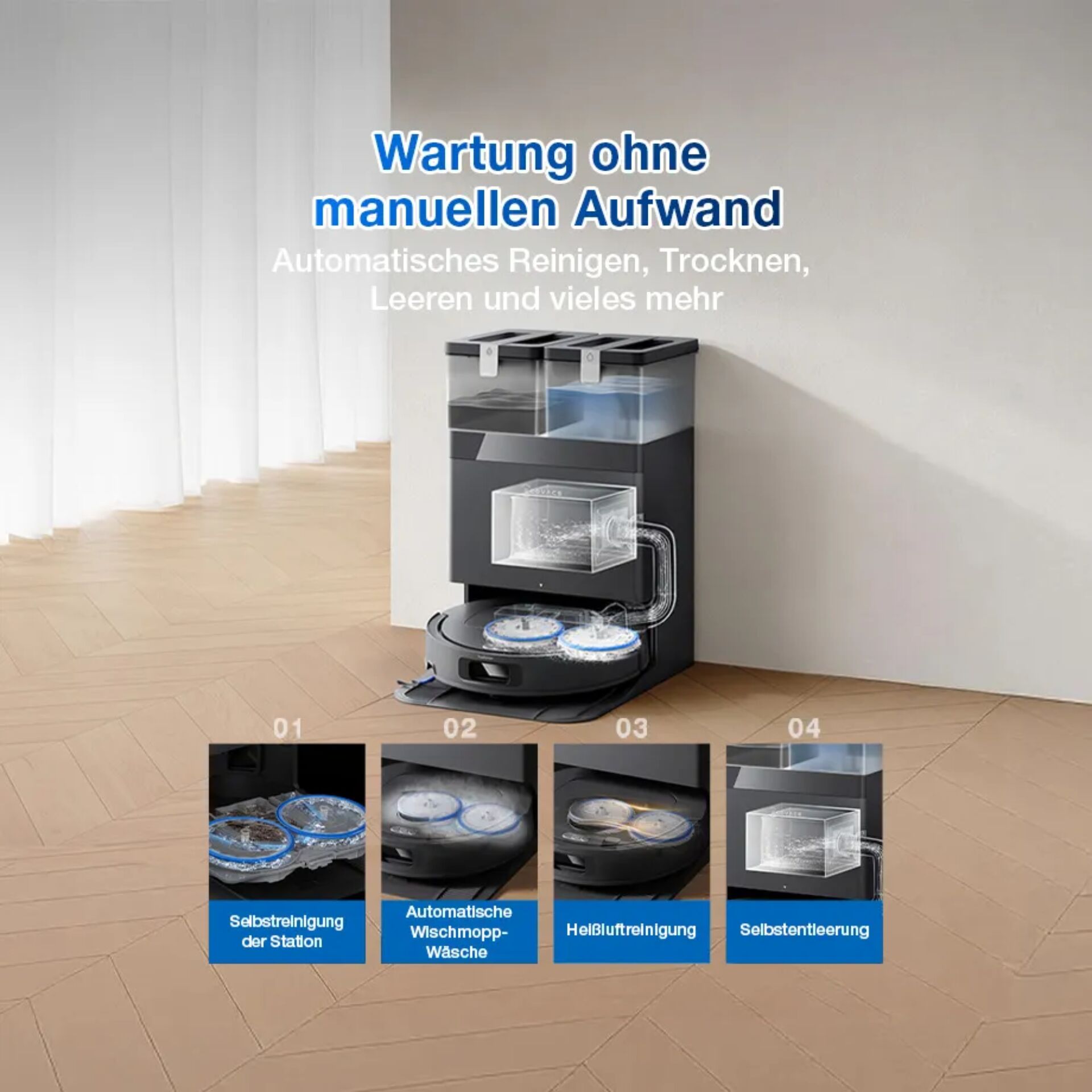 ECOVACS DEEBOT T30e OMNI EU Saug-Wischroboter