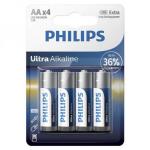 1x4 Philips Ultra Alkaline AA battery