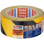 Tesa Floor Marking Tape 66mx50mm Prem.Prof. black/yellow 04169
