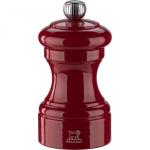 Peugeot Bistro salt mill 10 cm passion red lacquered wood