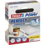 Tesa Fabric Tape 2,75m x 19mm extra Power Perfect, White 56341