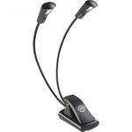 K&M 12243 Music Stand Light Double LED FlexLight