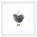 Deknudt S66KF1 P1          20x20 Wood white with Passepartout