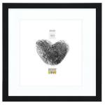 Deknudt S66KF2 P1          20x20 Wood black with Passepartout
