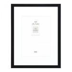 Deknudt S66KF2 P1 DIN A3 29,7x42 Wood black with Passepartout